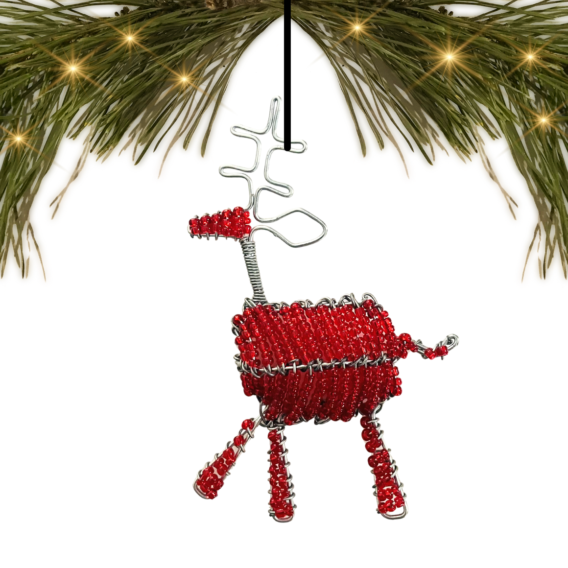 Kenya | Wire Reindeer | Ornament