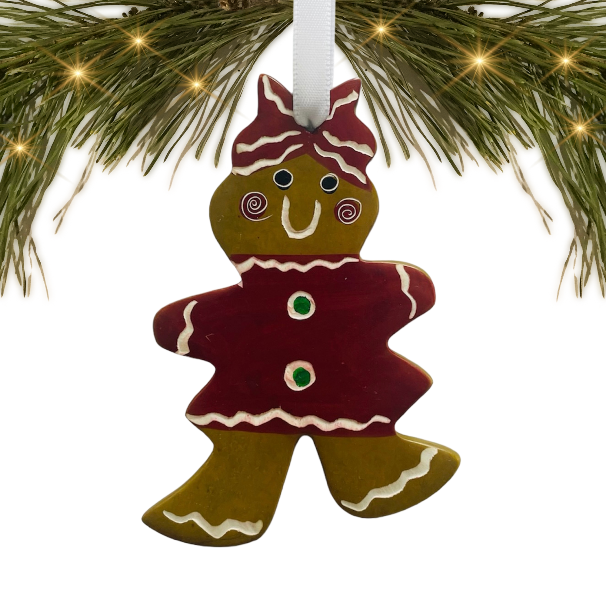 Kenya | Soapstone Gingerbread | Ornament