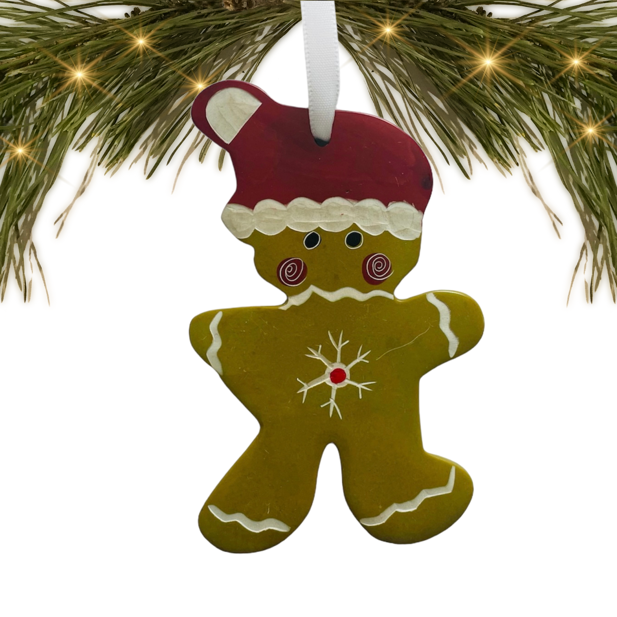 Kenya | Soapstone Gingerbread | Ornament