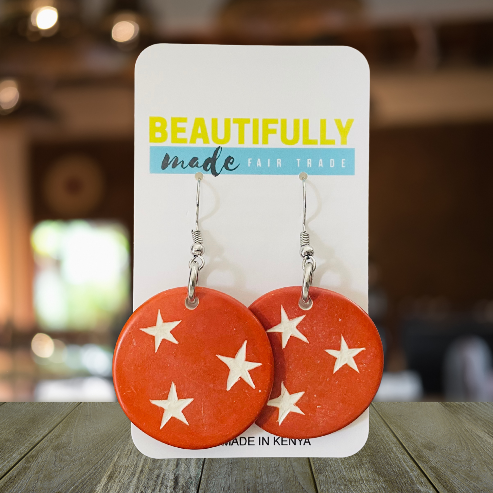 Kenya | Soapstone Earrings | TN