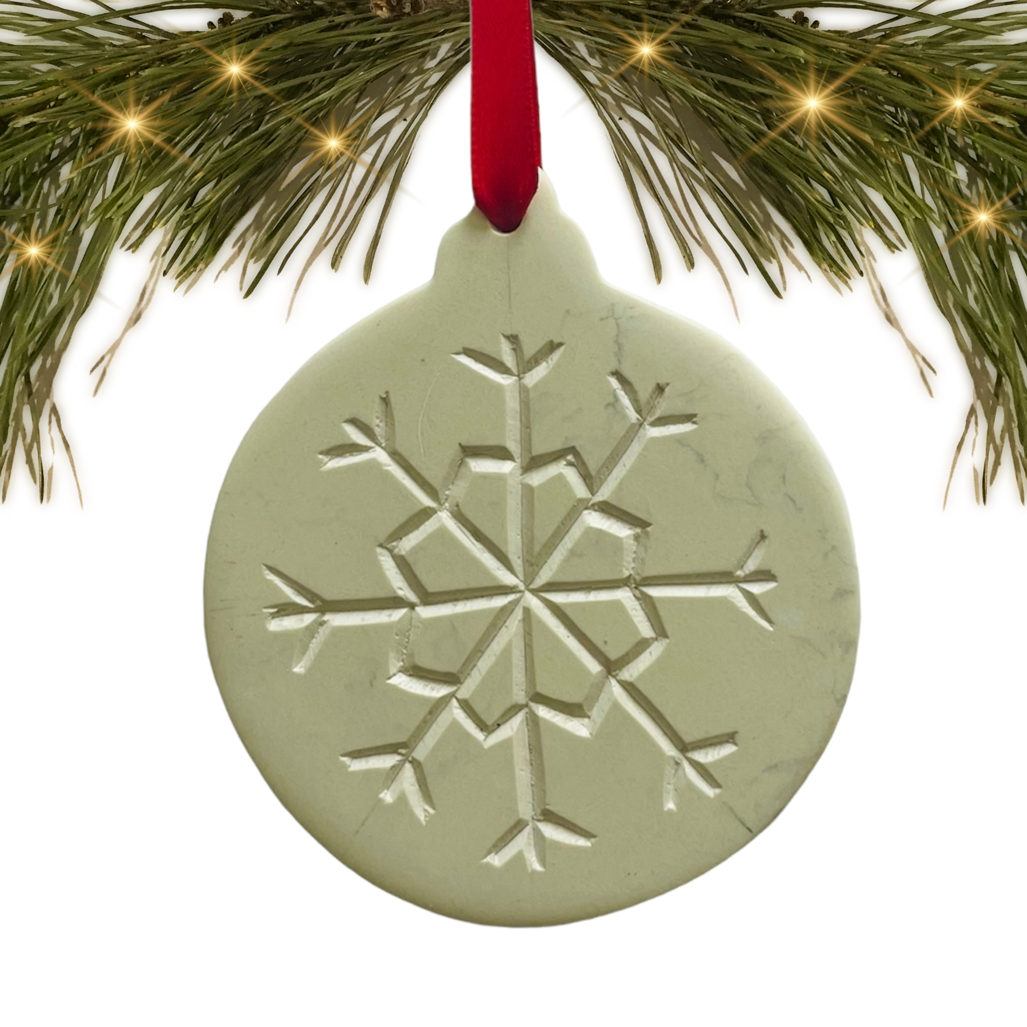 Kenya | Soapstone Snowflake | Ornament