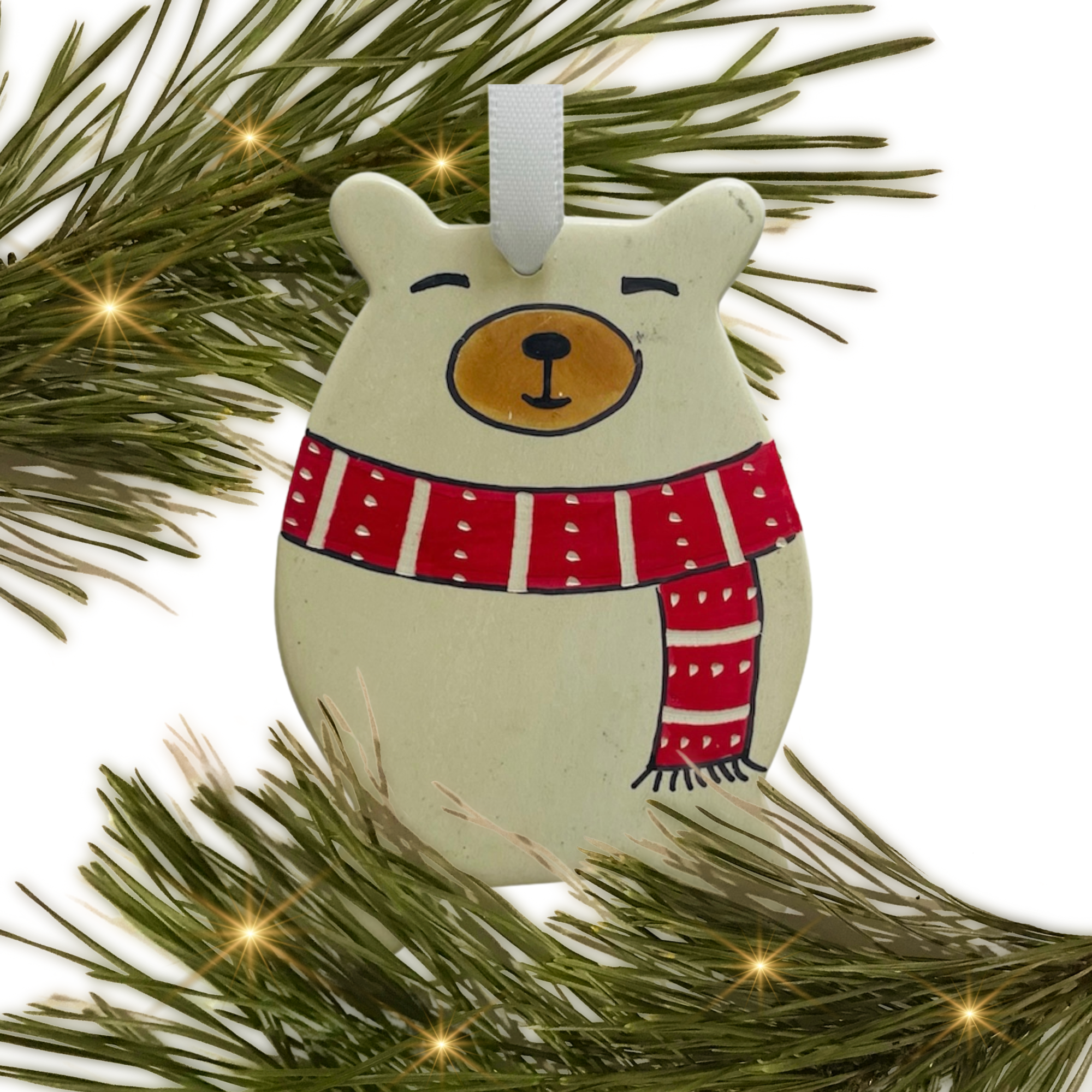 Kenya | Soapstone Bear | Ornament