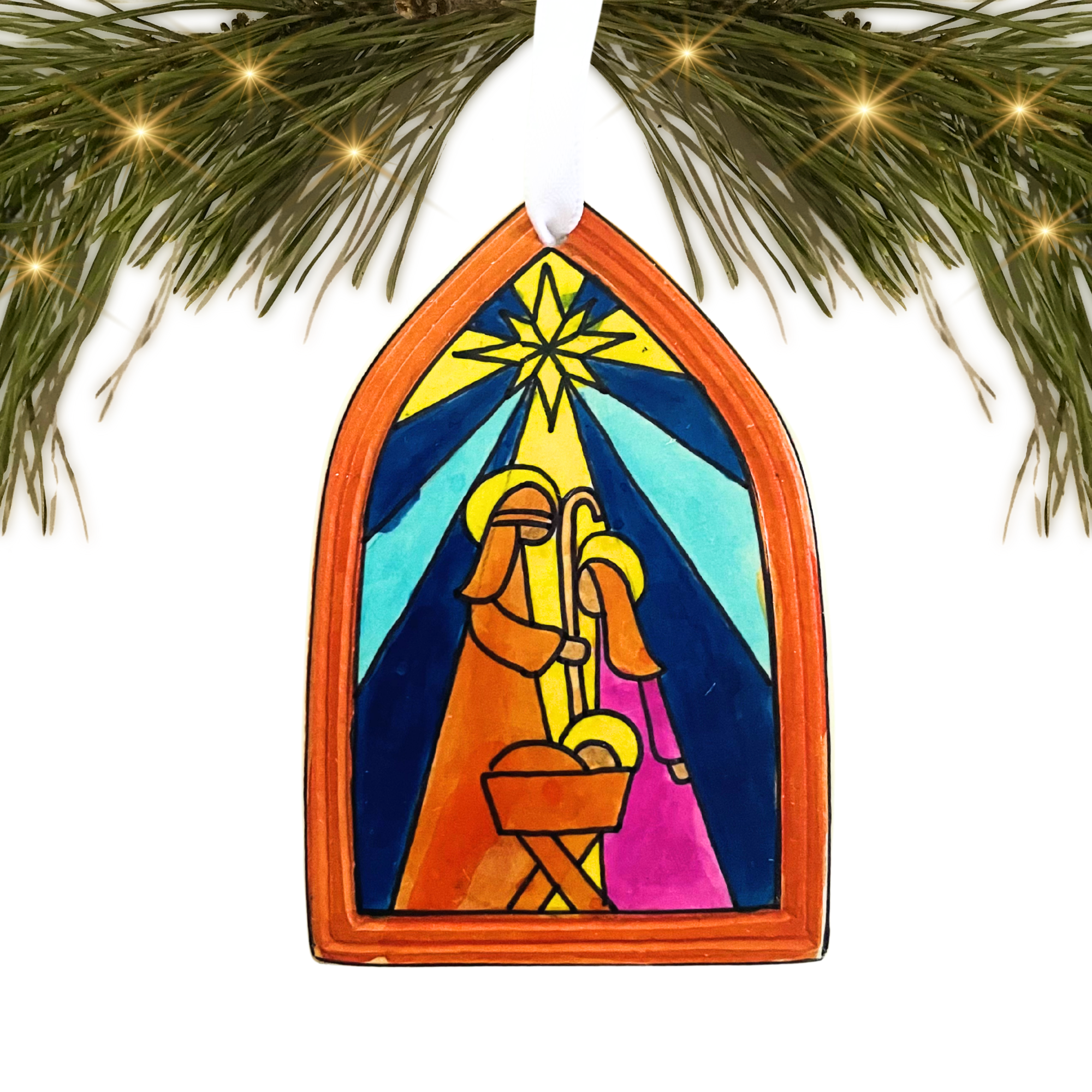 Kenya | Soapstone Nativity |  Ornament