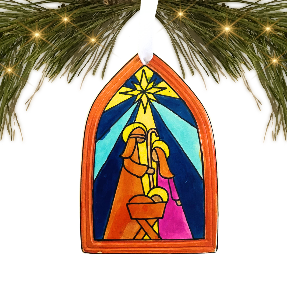 Kenya | Soapstone Nativity |  Ornament