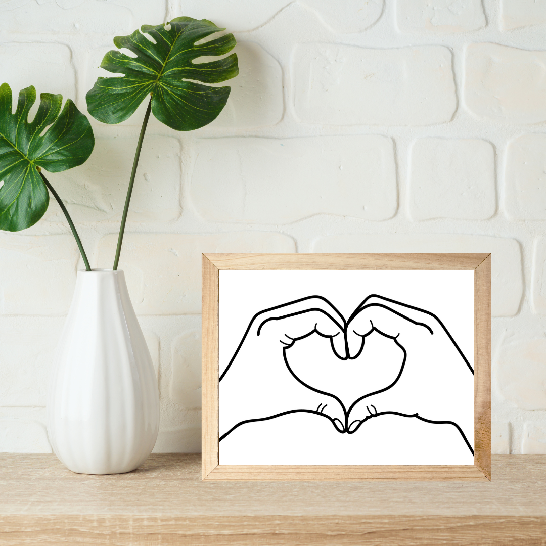 5 x 7 Art | Heart + Hand