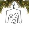 Kenya | Nativity + Wire | Ornament