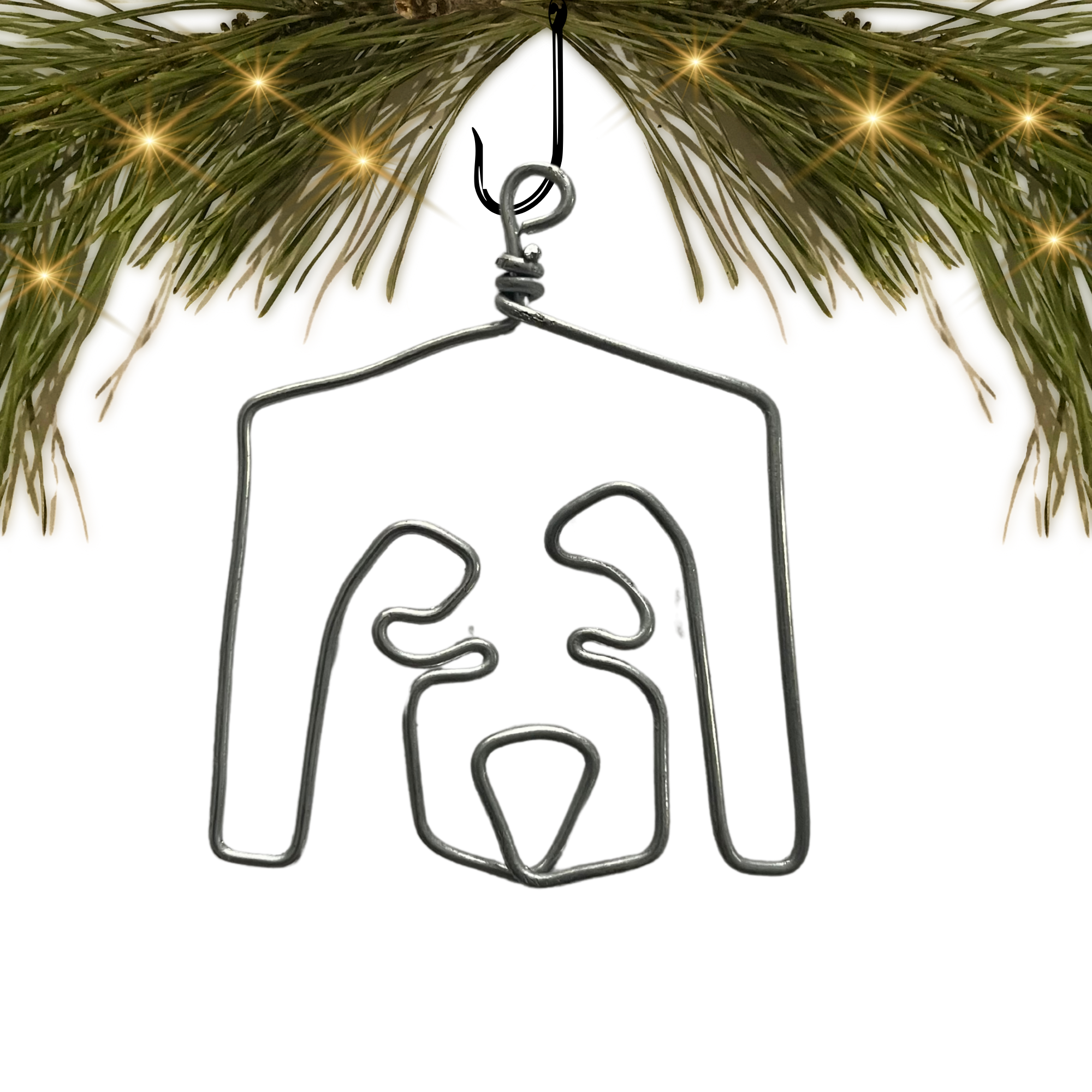 Kenya | Nativity + Wire | Ornament