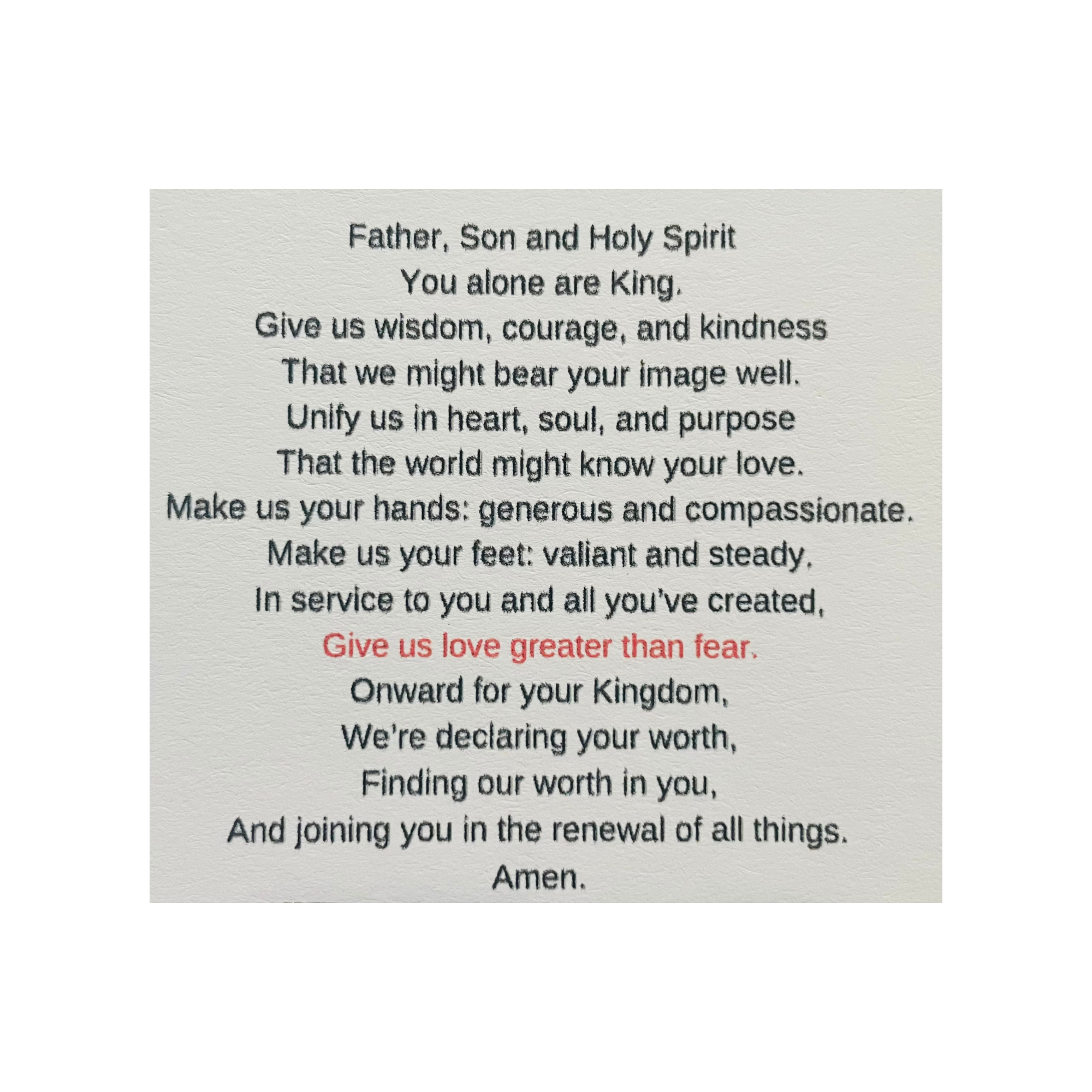 Haiti | Love > Fear | Ornament