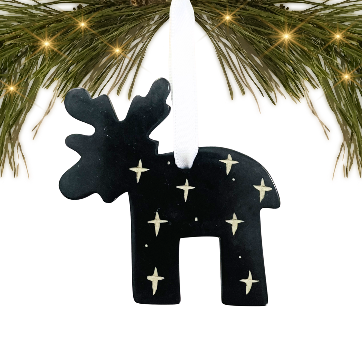 Kenya | Soapstone Reindeer | Ornament