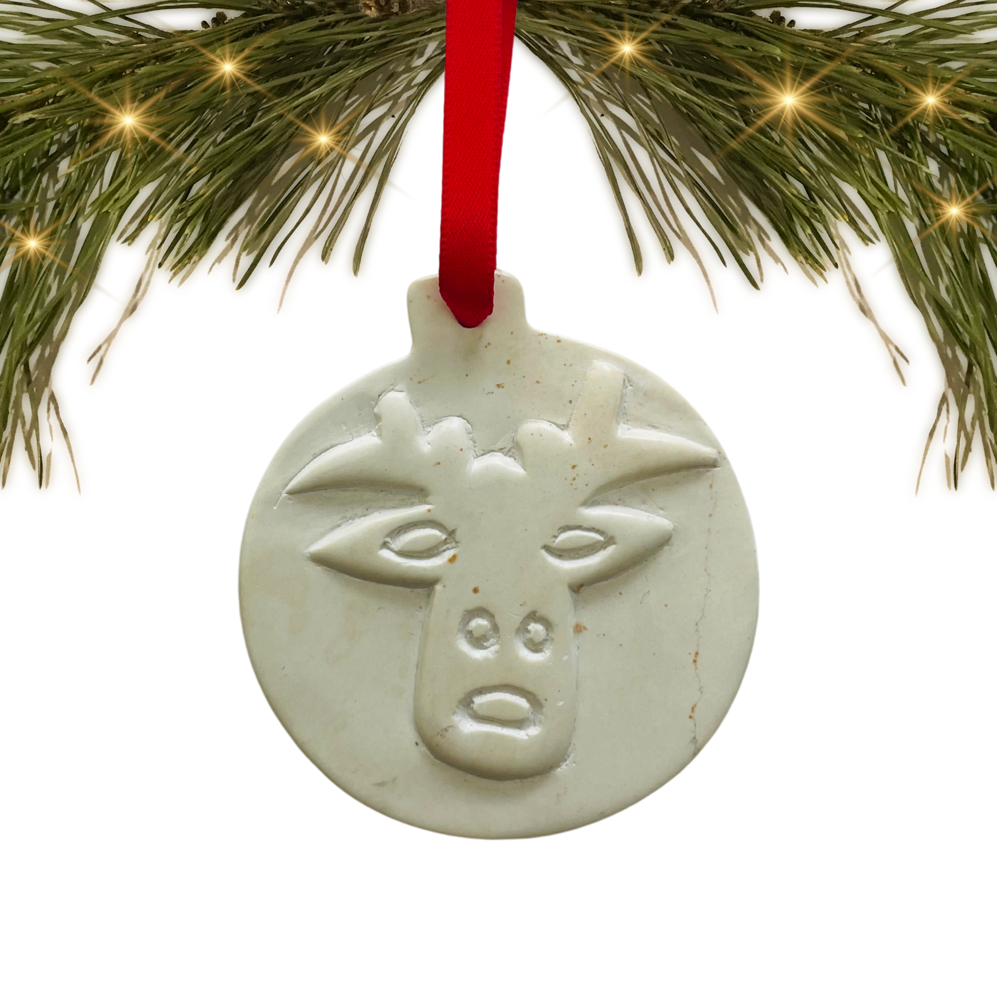 Kenya | Soapstone Reindeer | Ornament