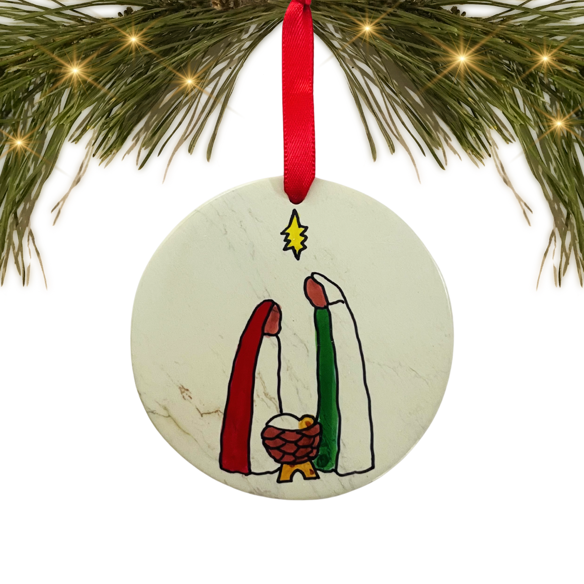 Kenya | Soapstone Nativity | Ornament