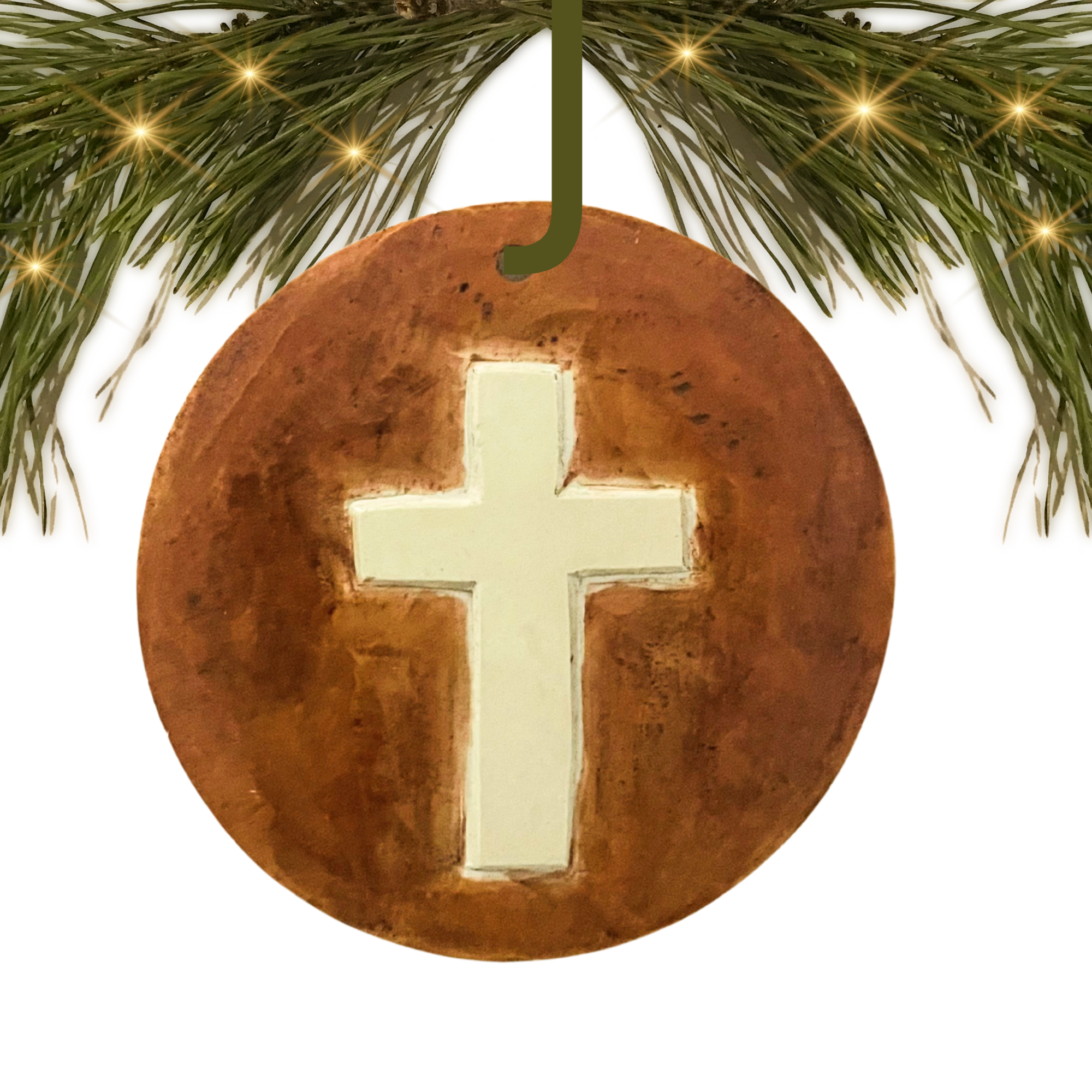 Kenya | Soapstone Cross |  Ornament