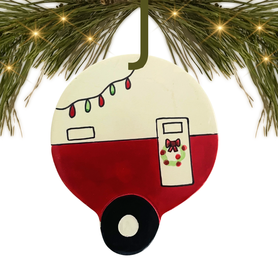Kenya | Soapstone Camper | Ornament