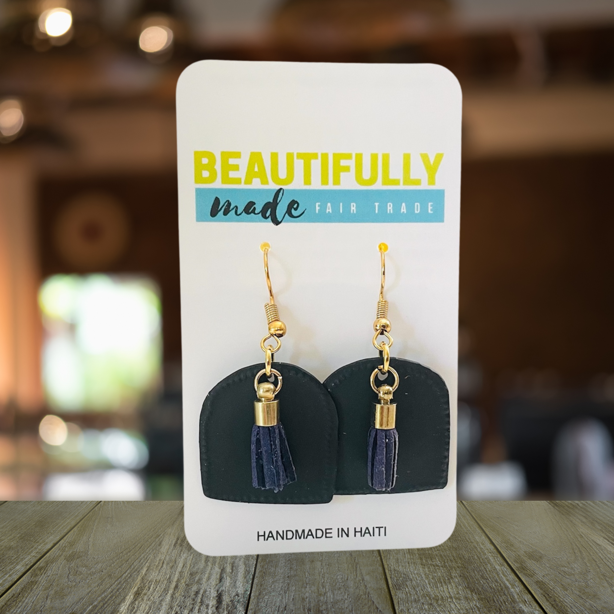 Haiti | Navy + Black | Earrings