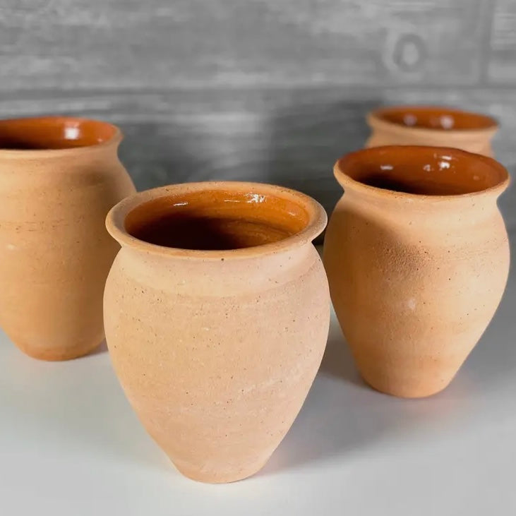 Mexico | Clay Cups/Vase (set of 4)