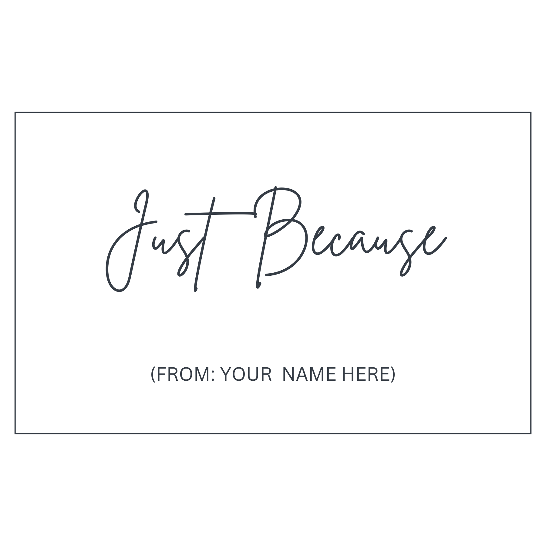 Gift Box | Personalized Card