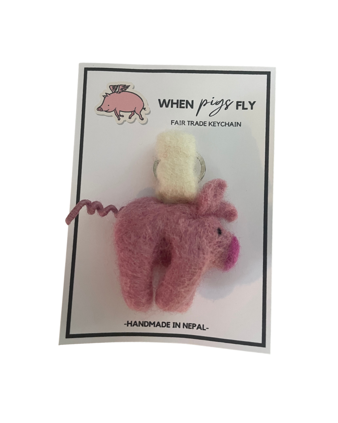 Nepal | When pigs fly keychain