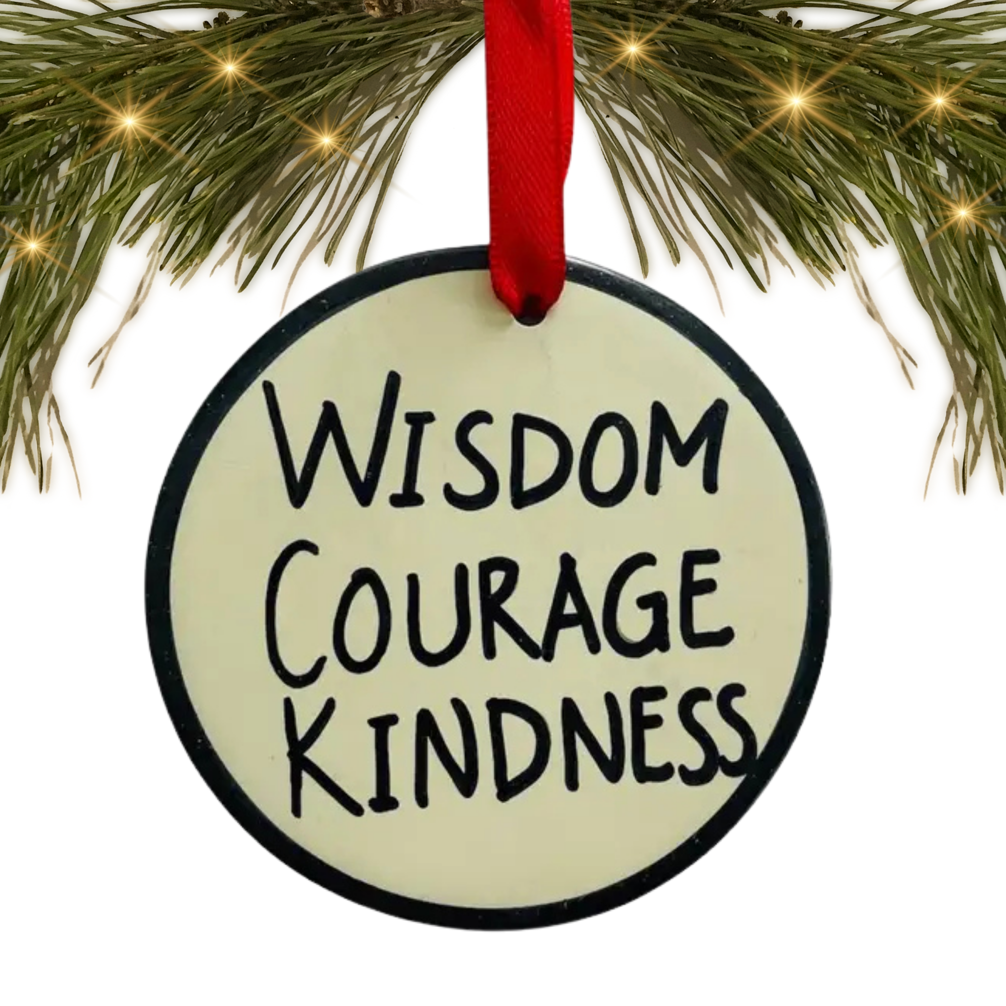 Kenya |  Wisdom. Courage. Kindness | Ornament