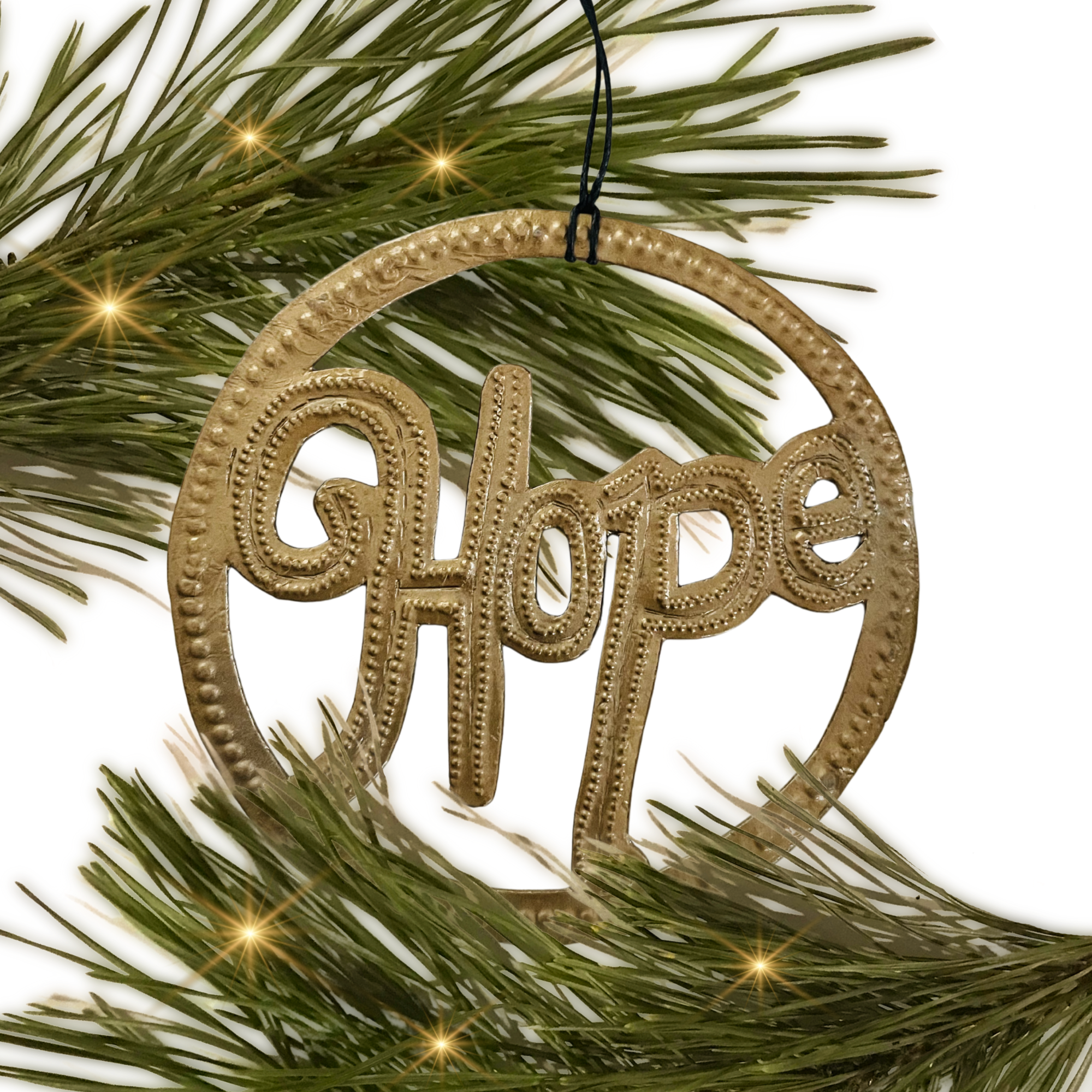 Haiti | Gold Hope LG | Ornament