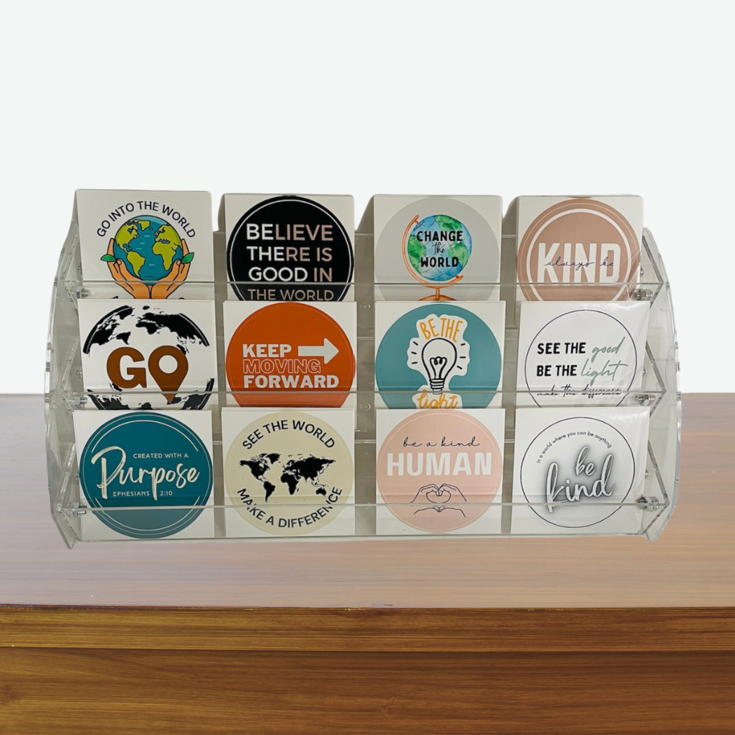 Display Rack | 48 Vinyl Stickers | Best Sellers