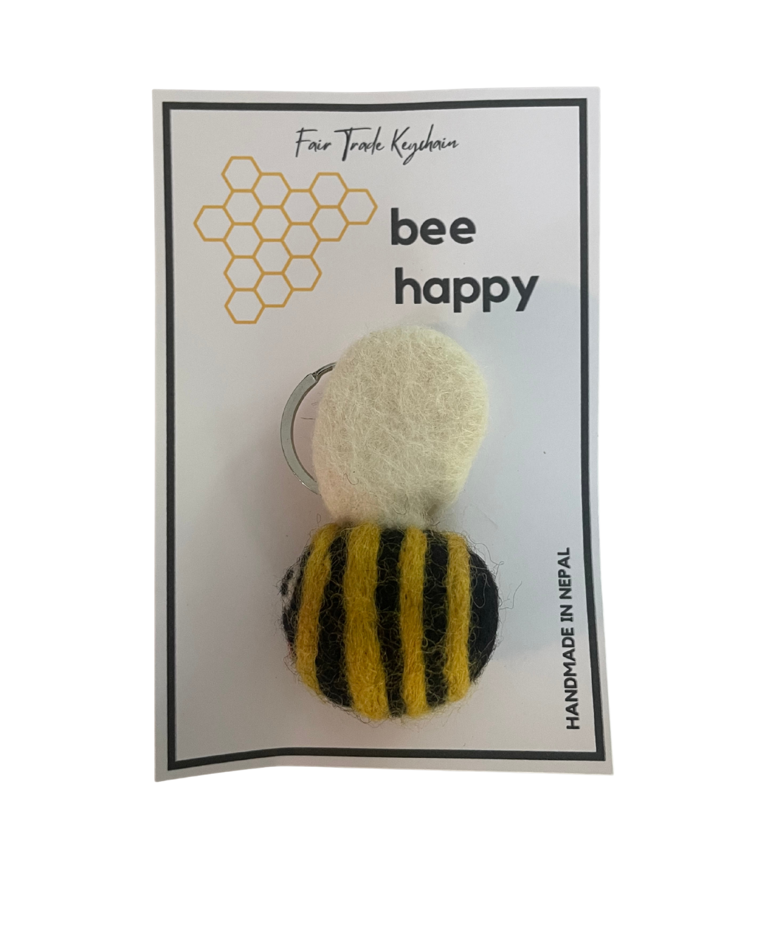 Nepal | Bee happy keychain
