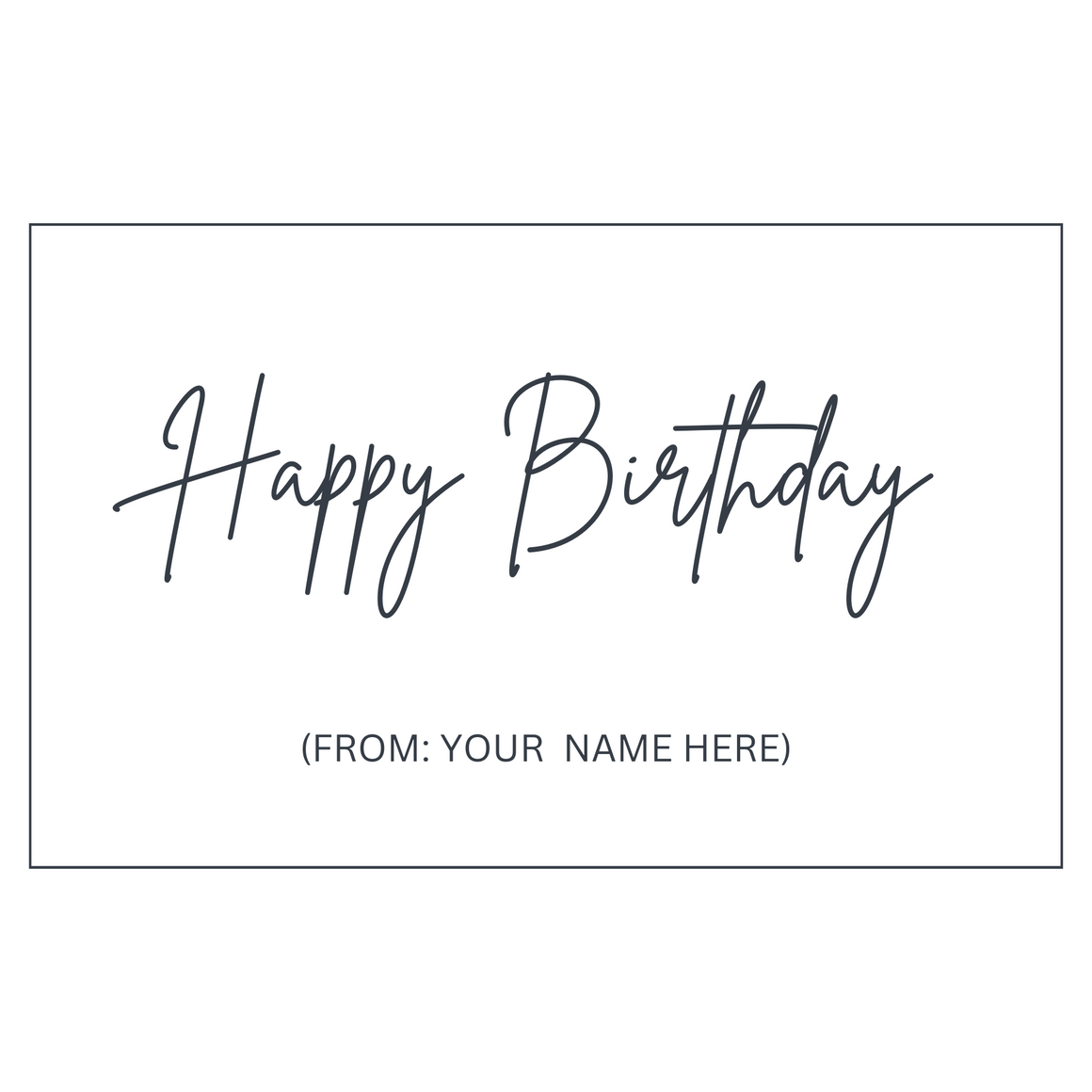 Gift Box | Personalized Card