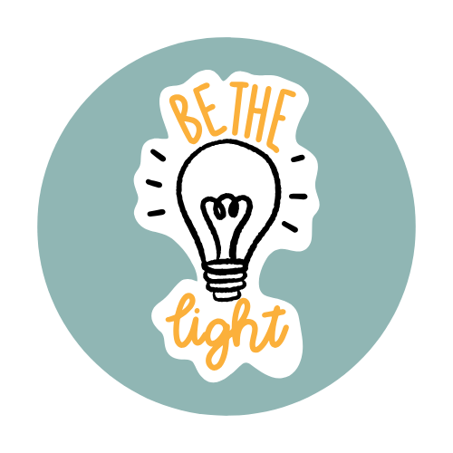 Waterproof Vinyl Sticker | Be the Light