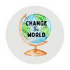 Waterproof Vinyl Sticker | Change the World