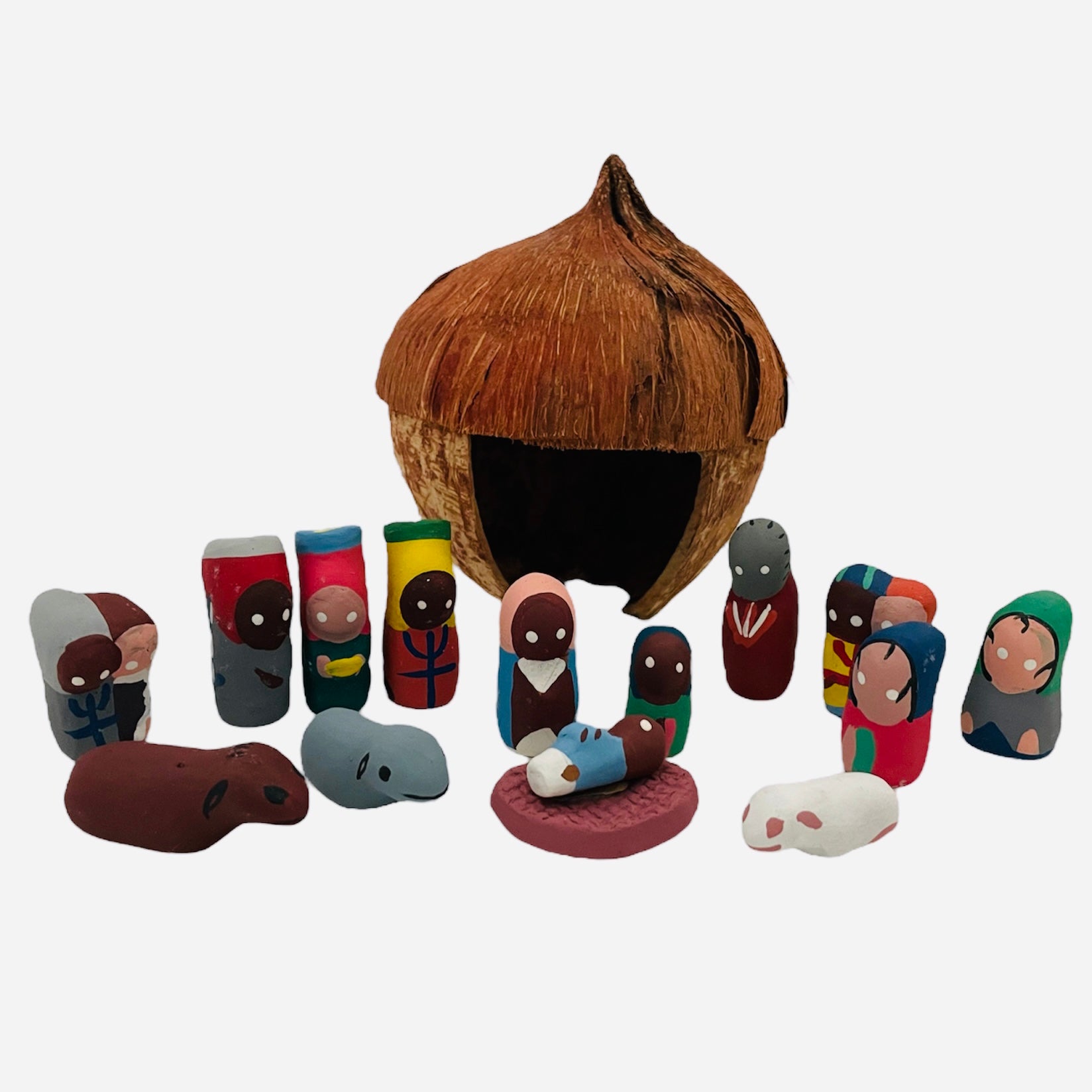 Haiti | Coconut Nativity Set