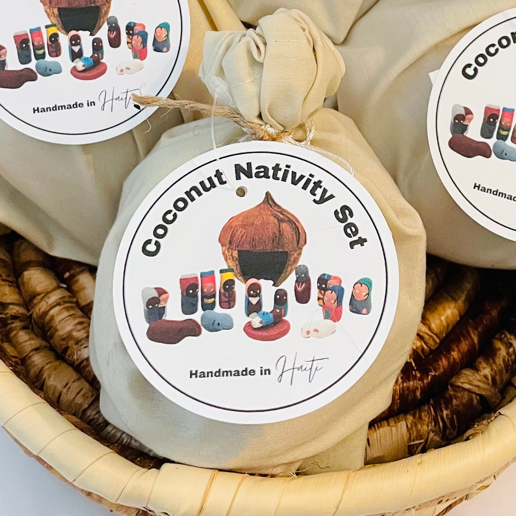 Haiti | Coconut Nativity Set