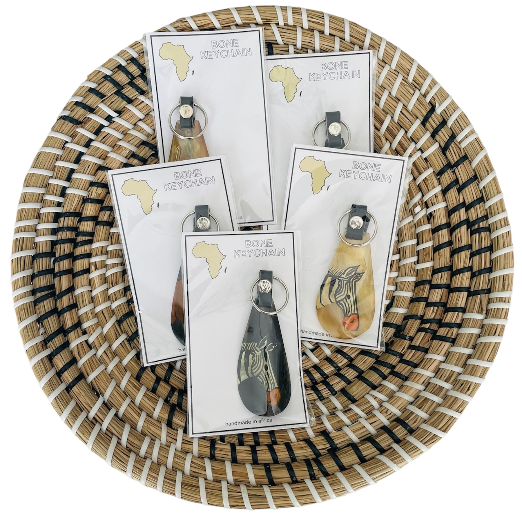 Africa | Bone Keychain