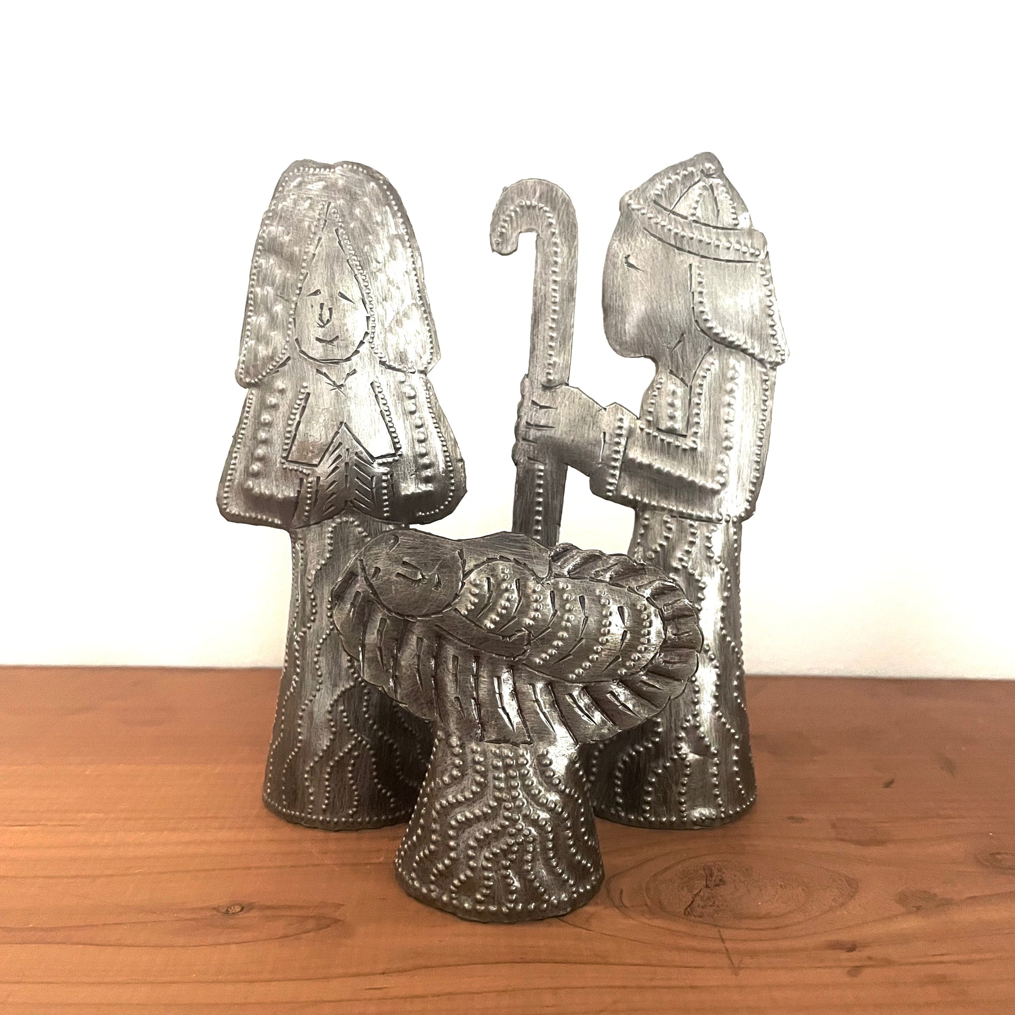 Haiti | Nativity Set - Jesus, Joseph and Mary Includes Stable (LG)