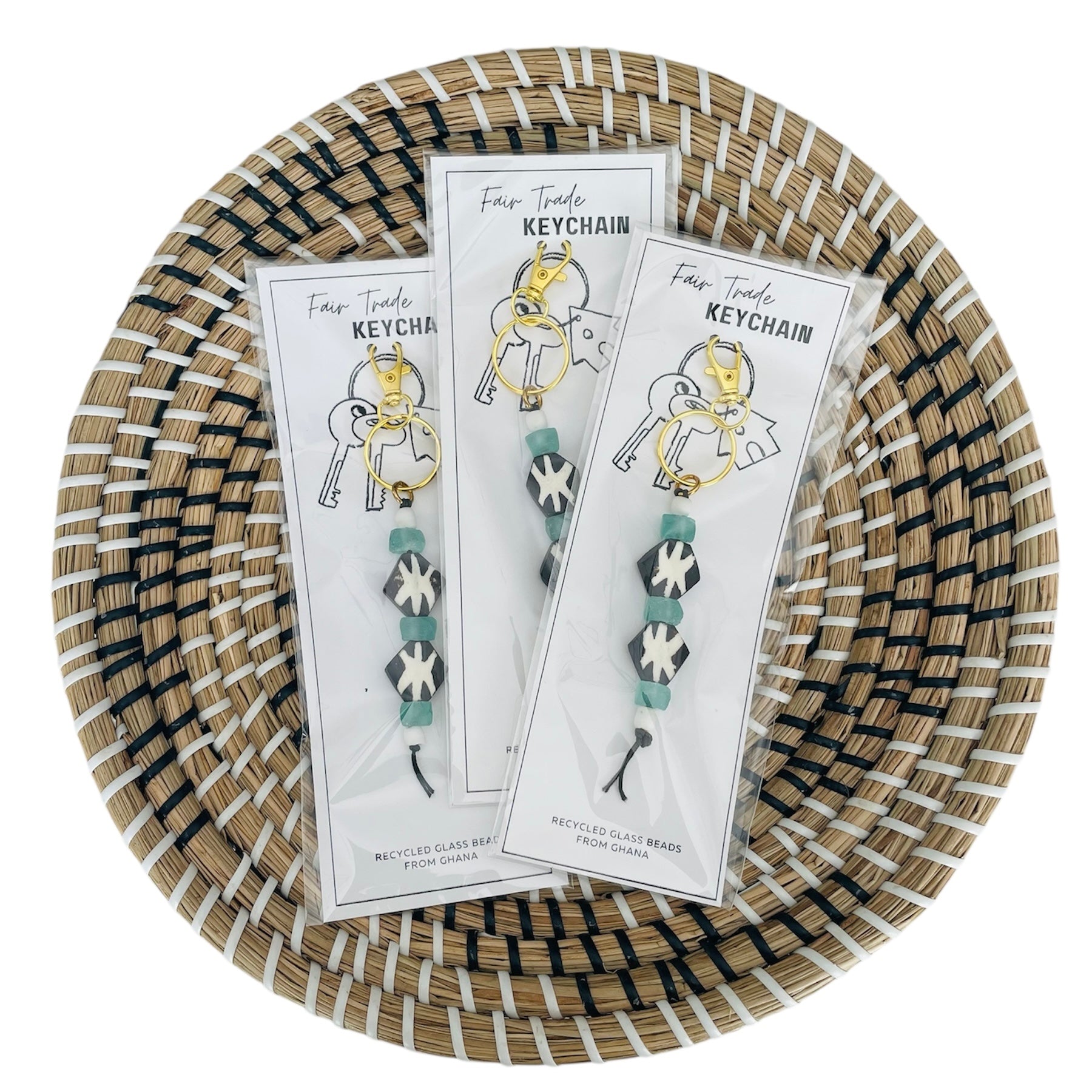 Ghana | Recycled Glass Keychain