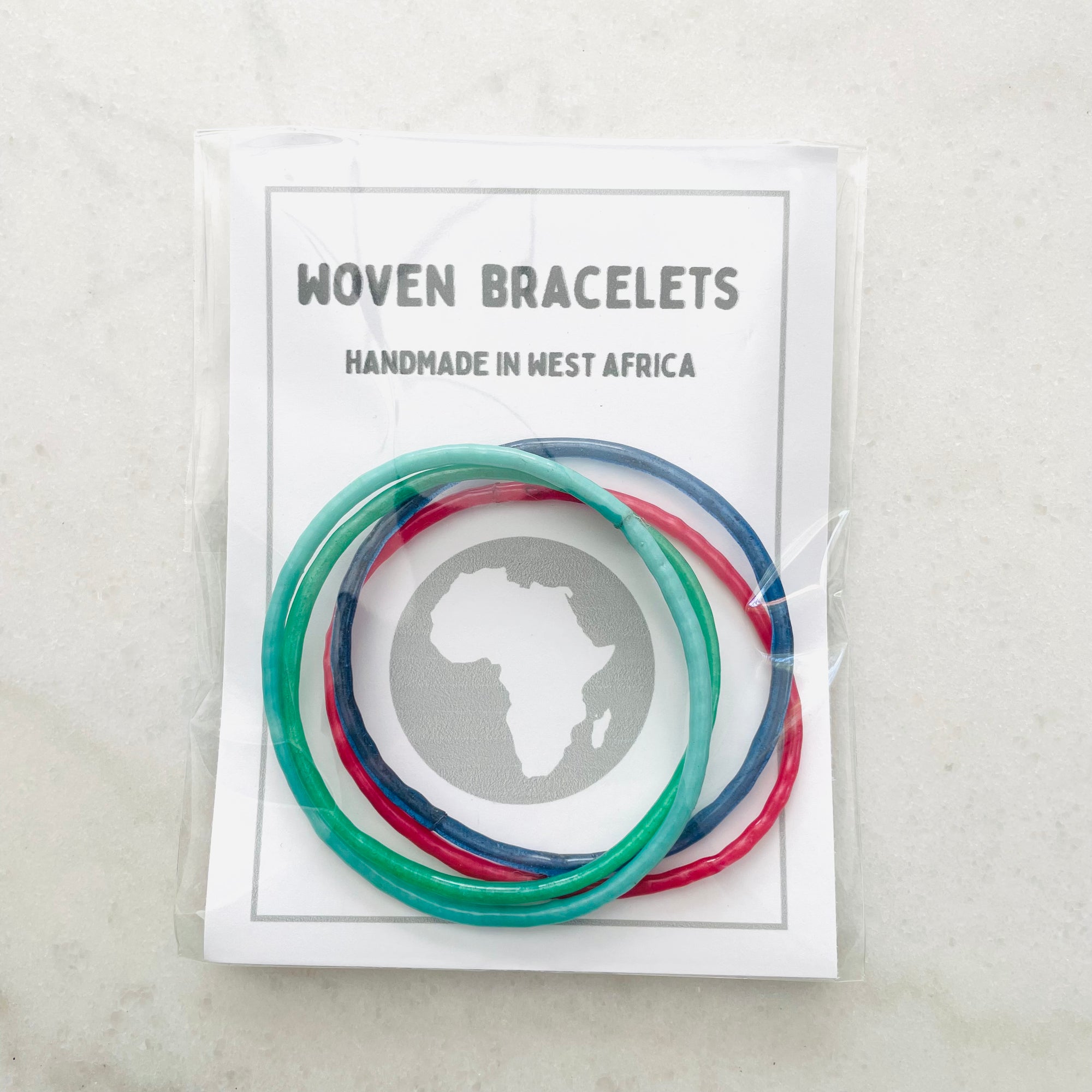 Africa | Woven Bracelet | Solid Colors | Child Size