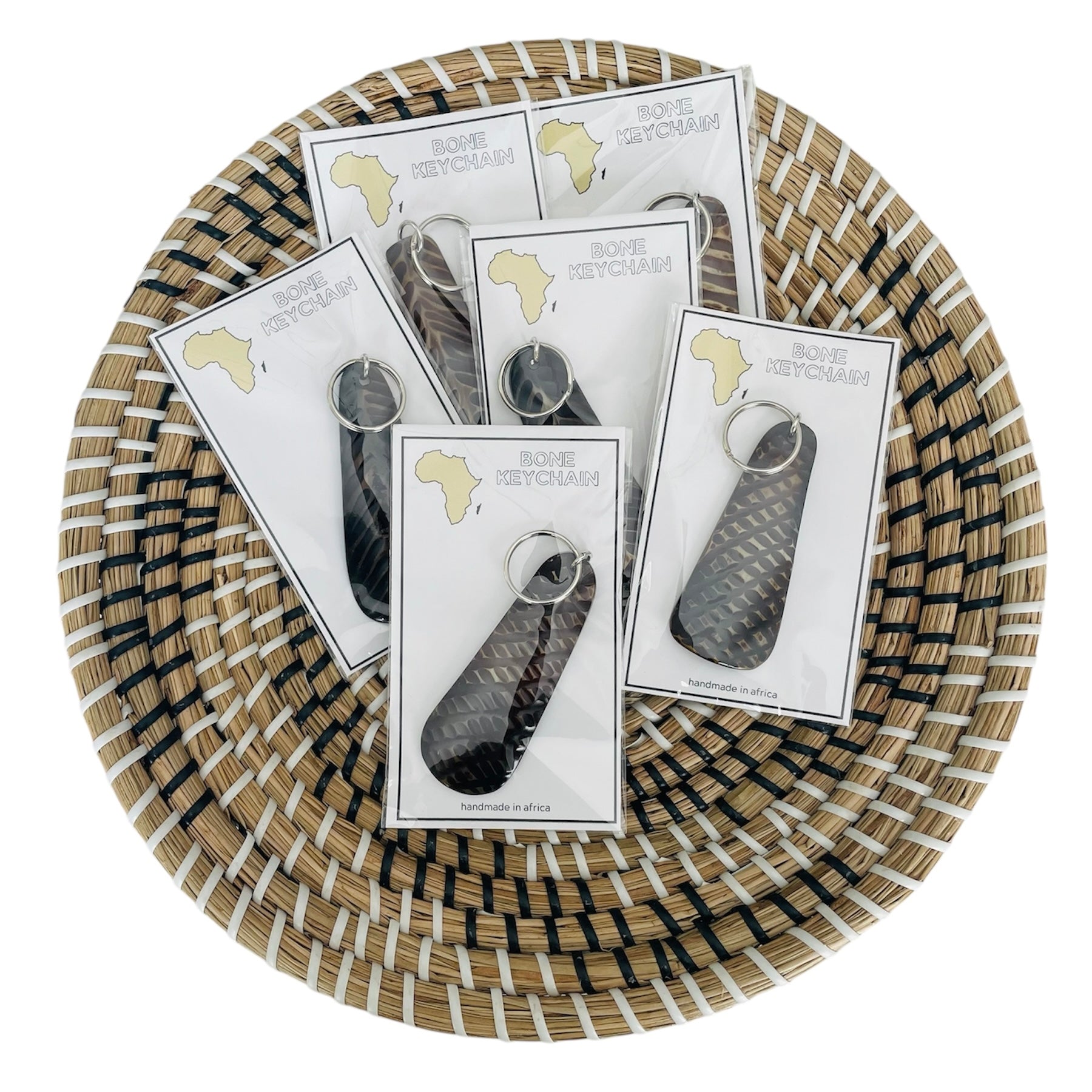 Africa | Bone Keychain
