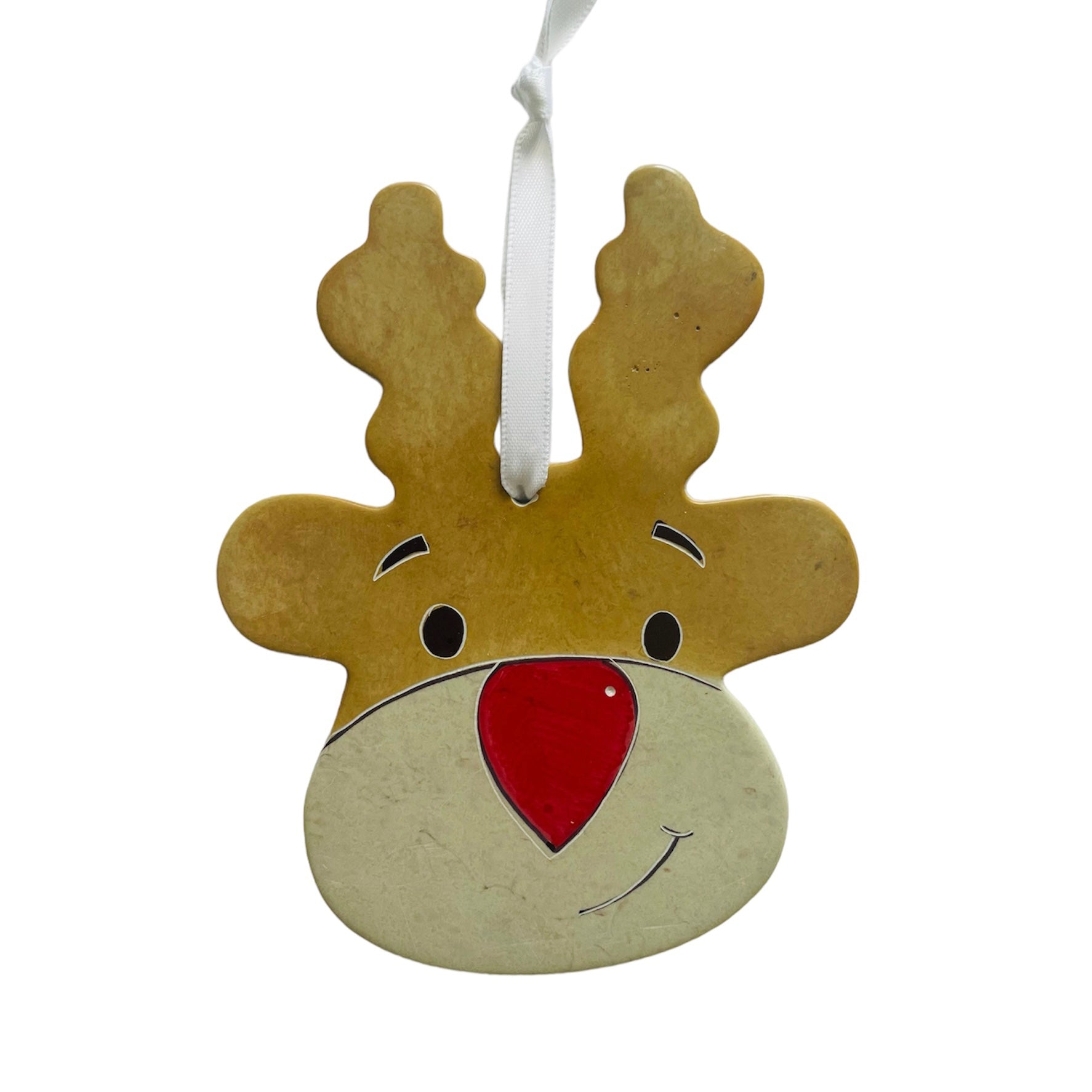 Kenya | Soapstone Reindeer LG | Ornament
