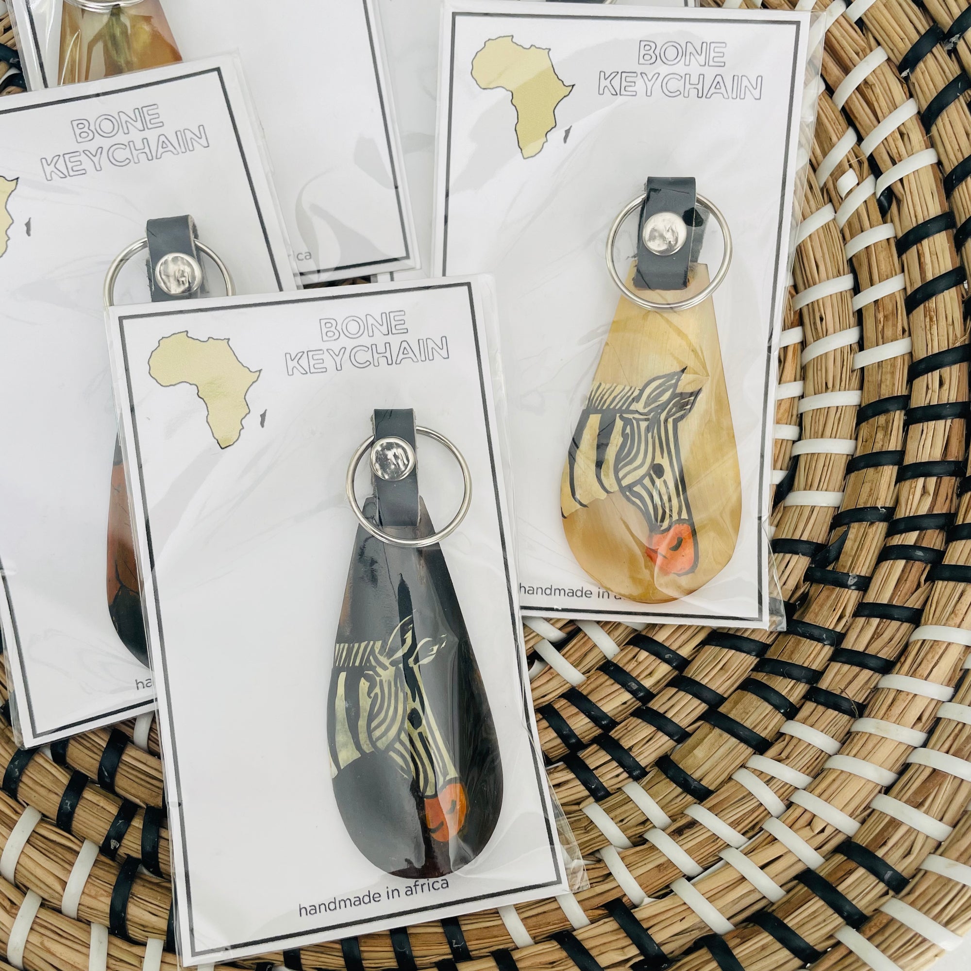 Africa | Bone Keychain