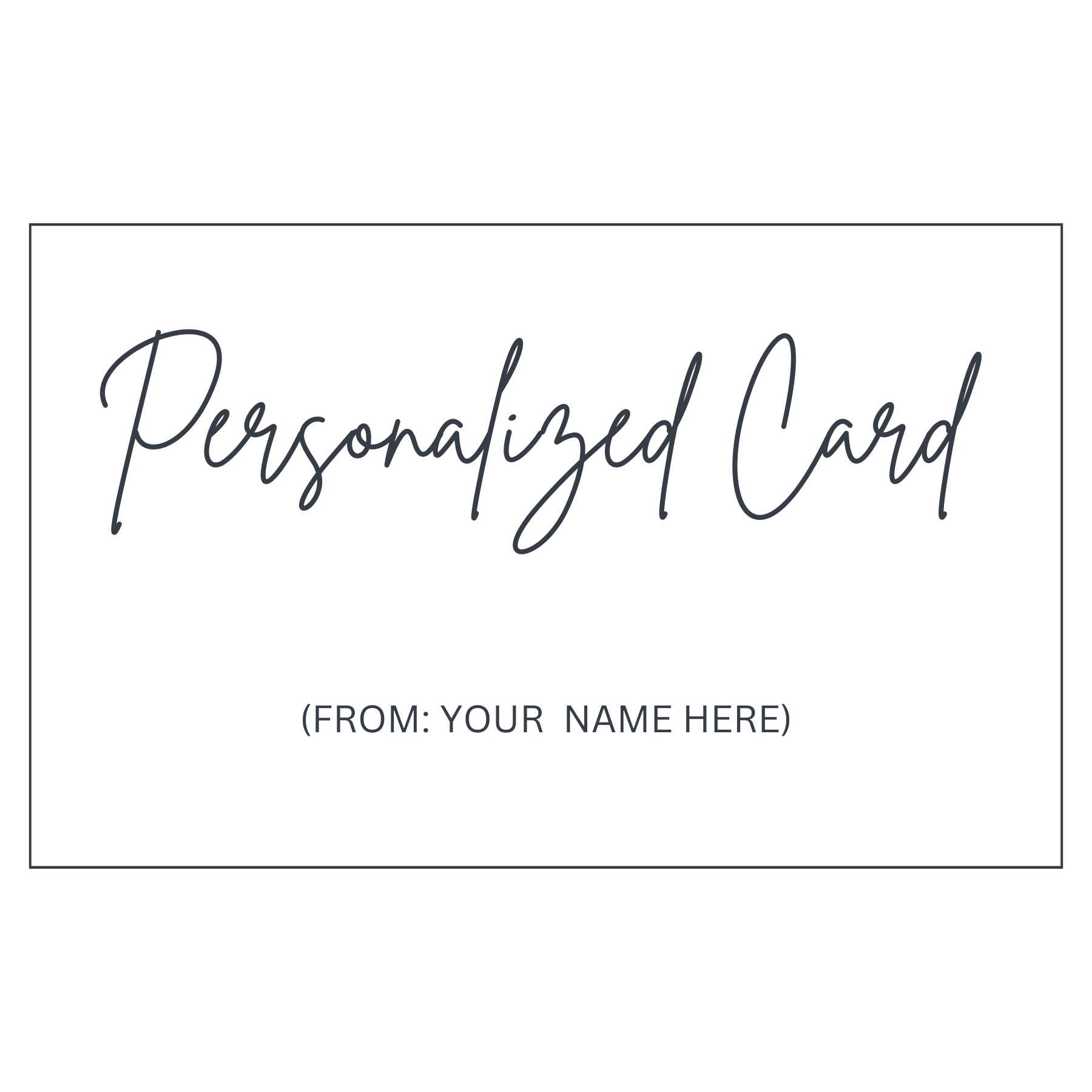 Gift Box | Personalized Card