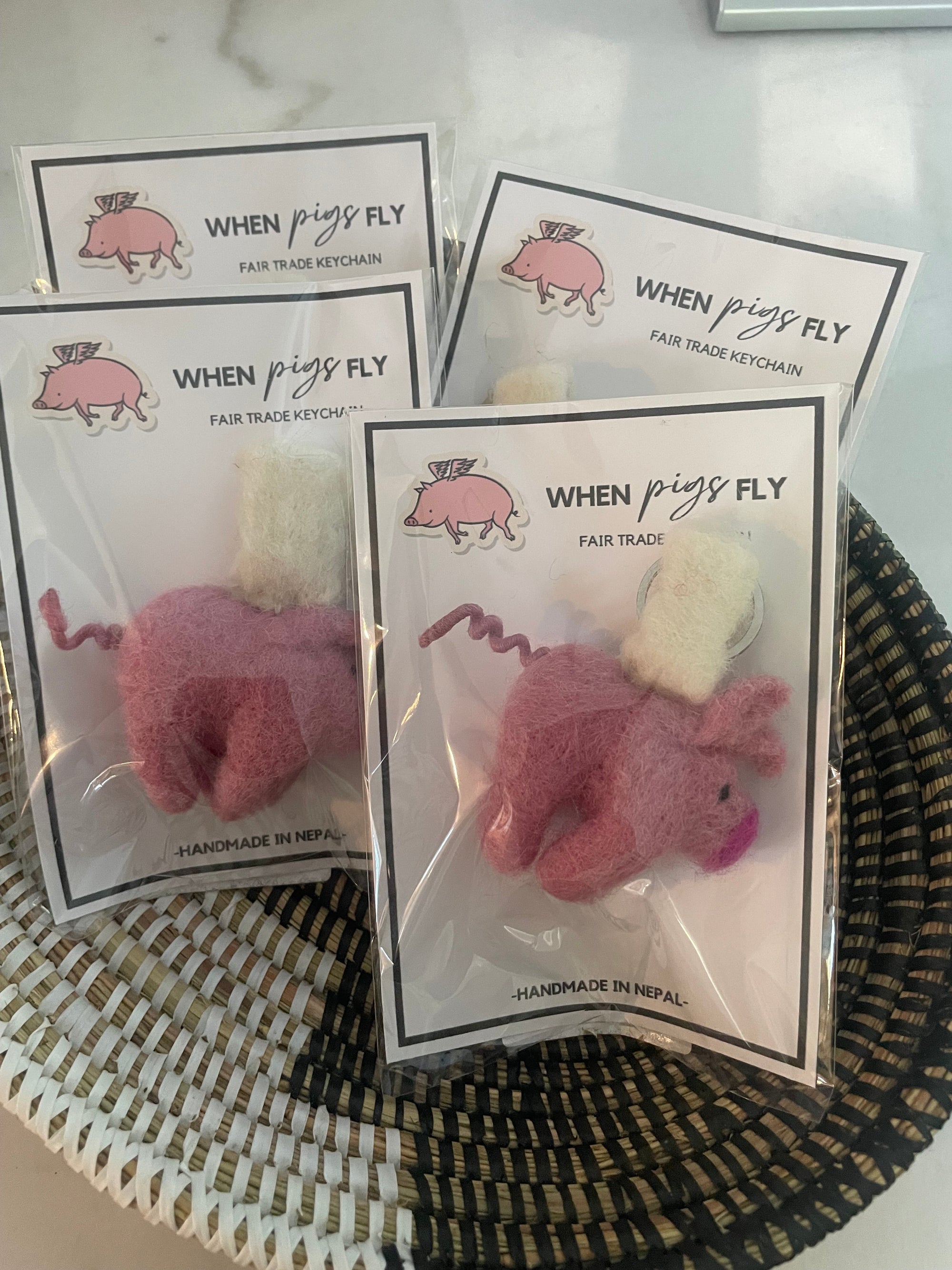Nepal | When pigs fly keychain