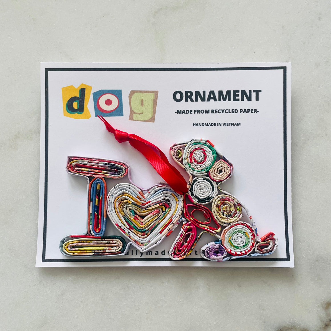Vietnam | Paper Dog Ornament