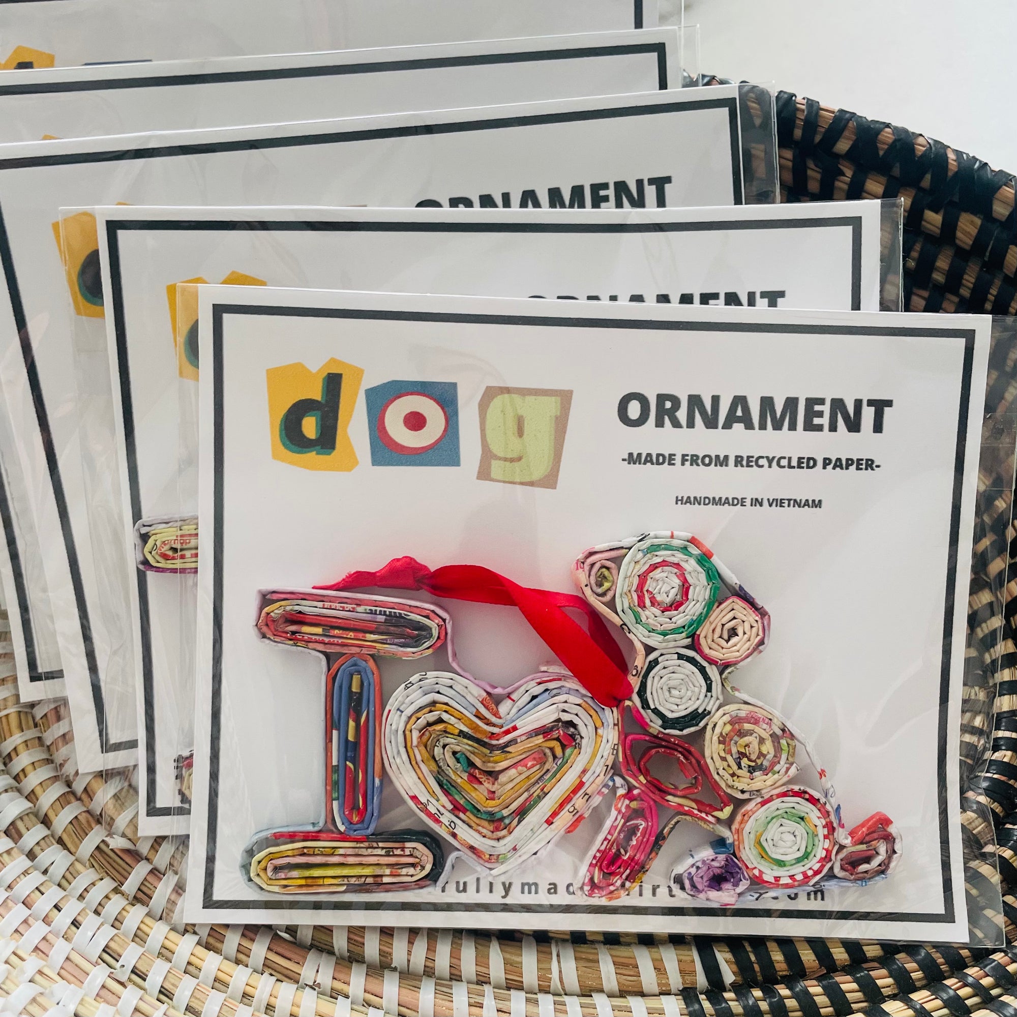 Vietnam | Paper Dog Ornament