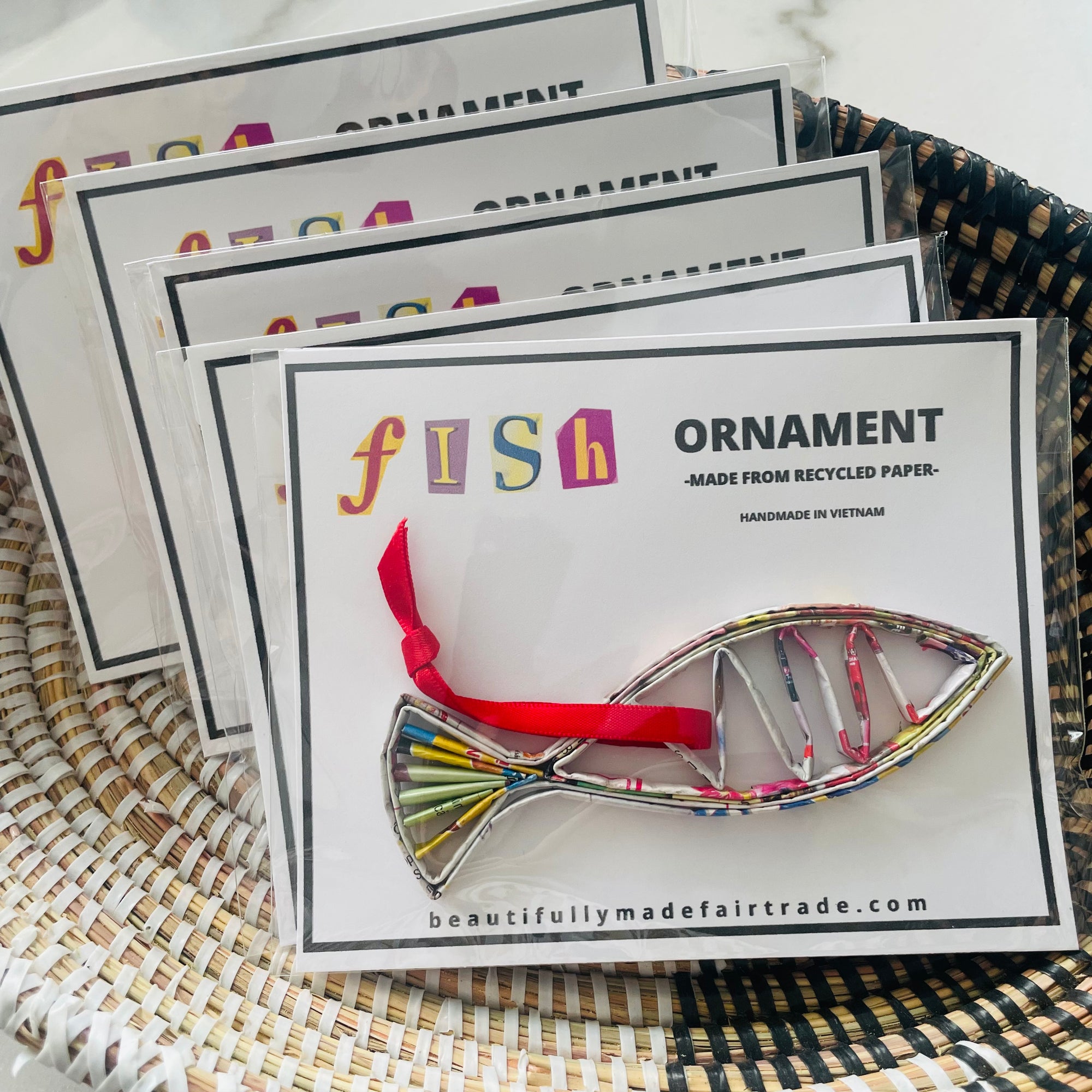 Vietnam | Fish Paper Ornament