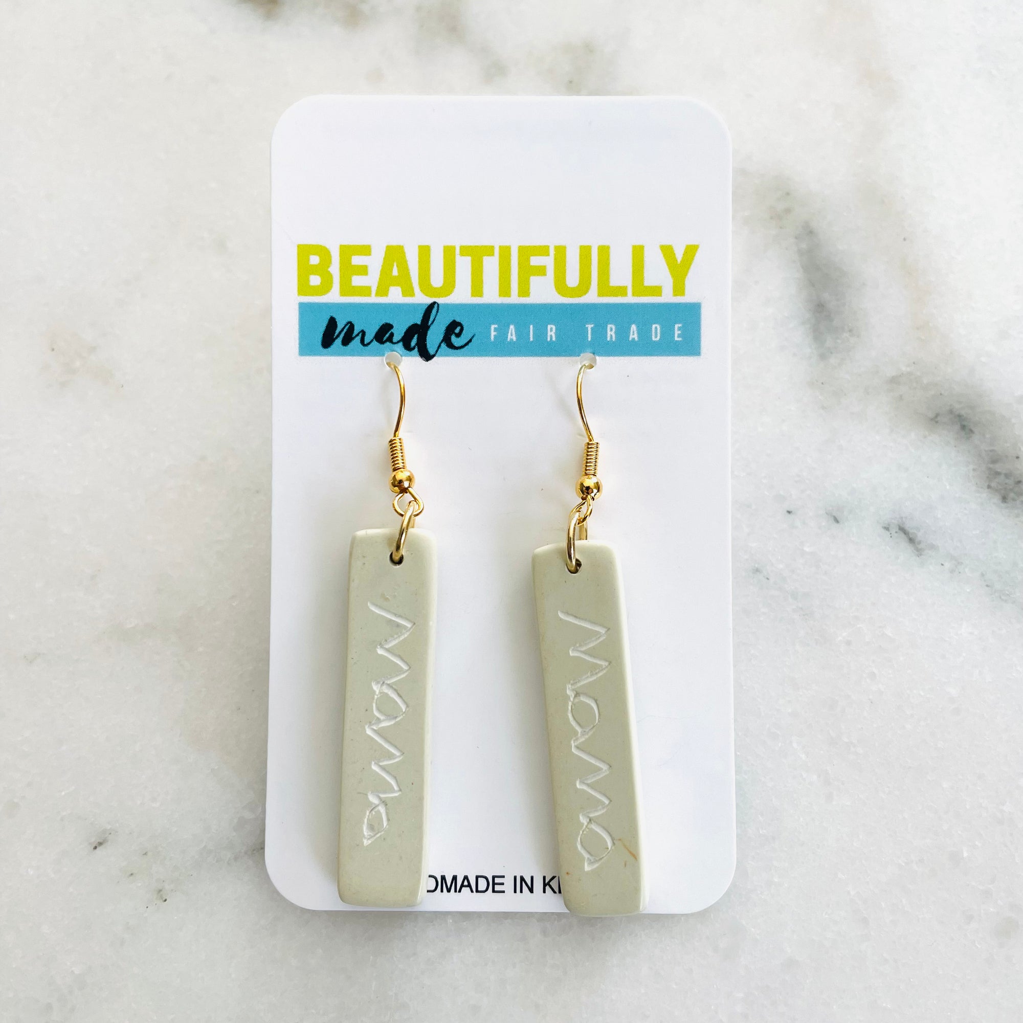 Kenya | Mama Soapstone Earrings