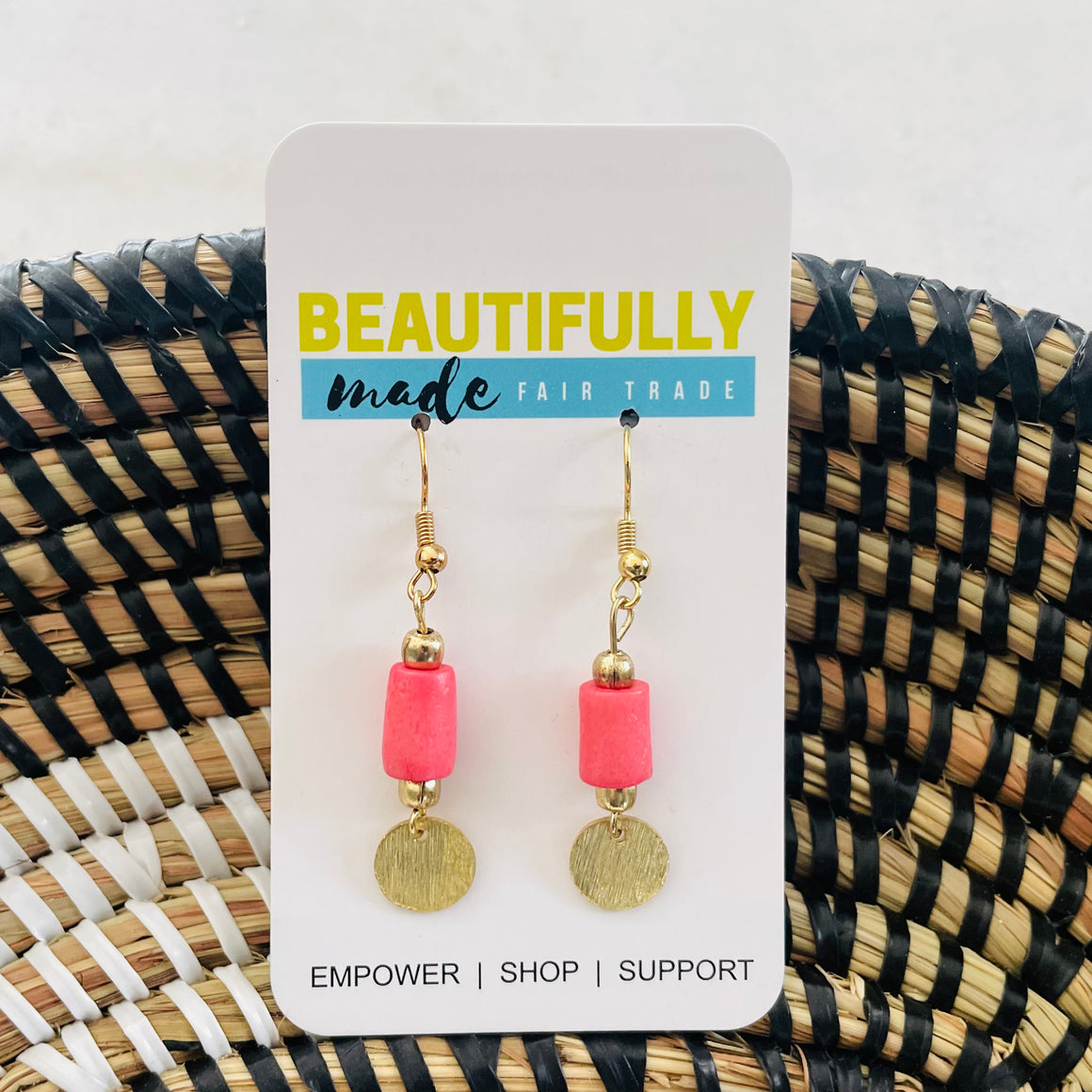 India | Pink Earrings