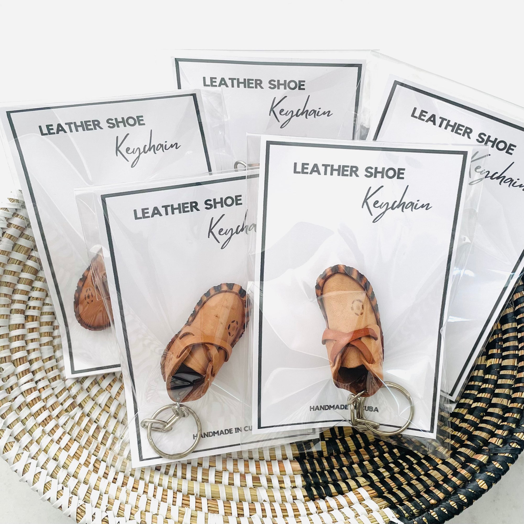 Cuba | Leather Shoe Keychain