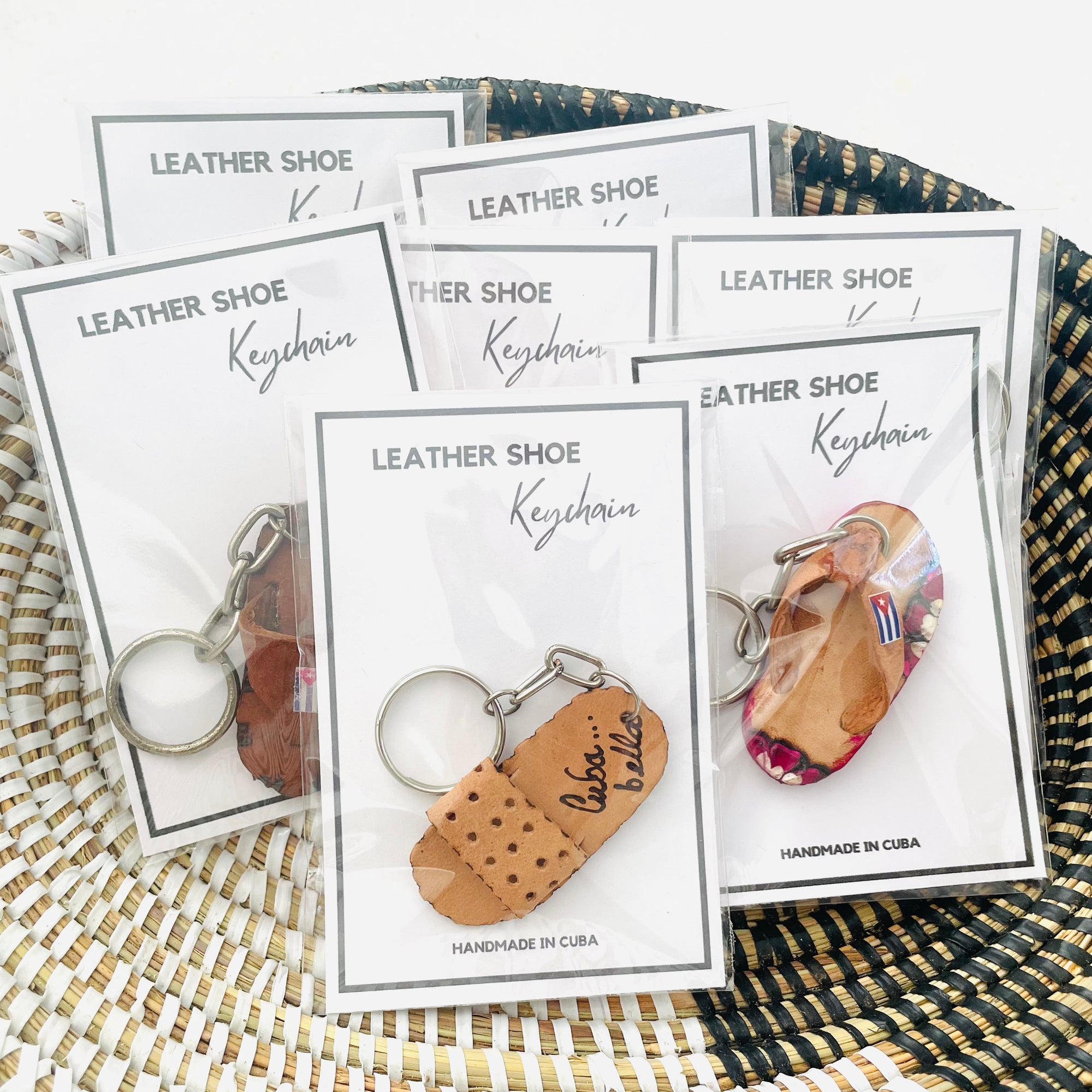 Cuba | Leather Sandal Keychain