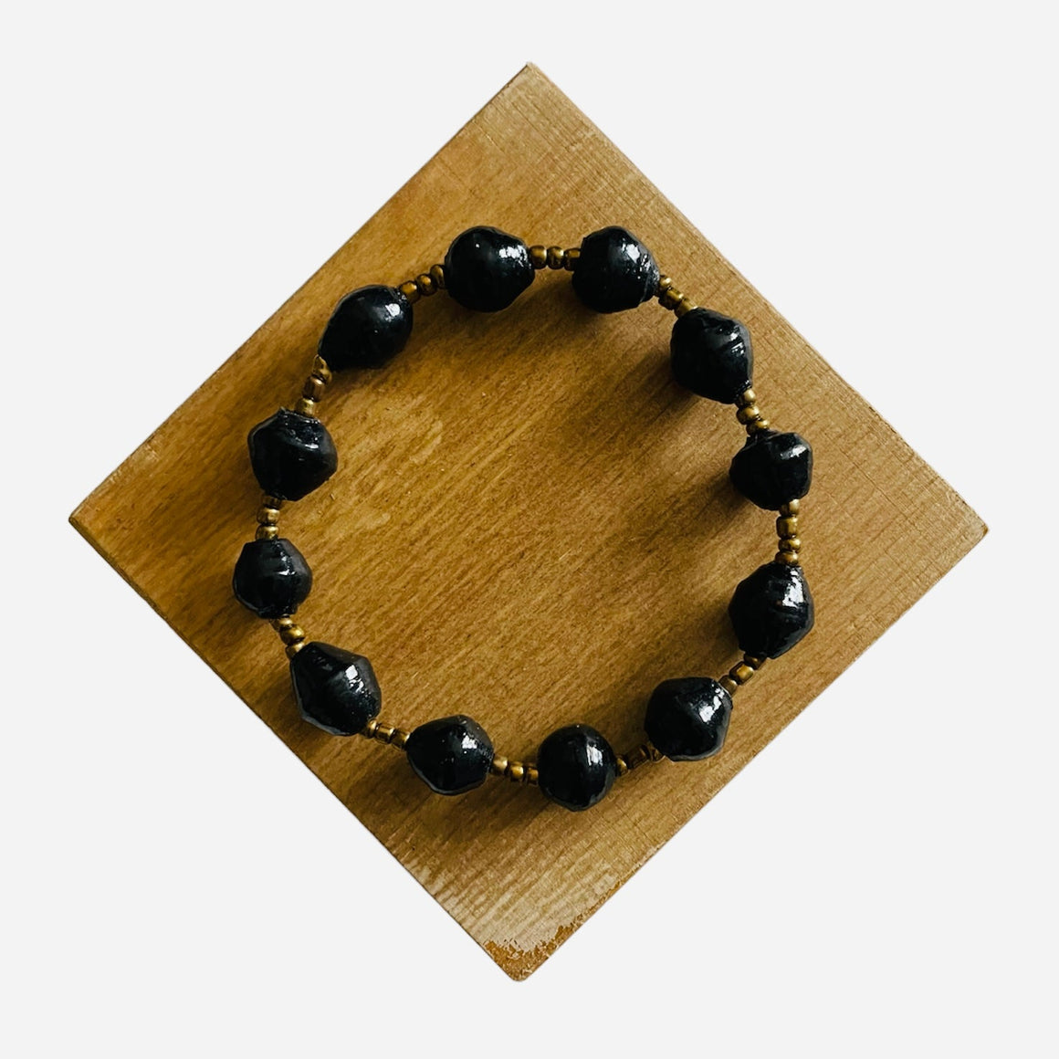 Kenya | Paper Bead Bracelets | Black