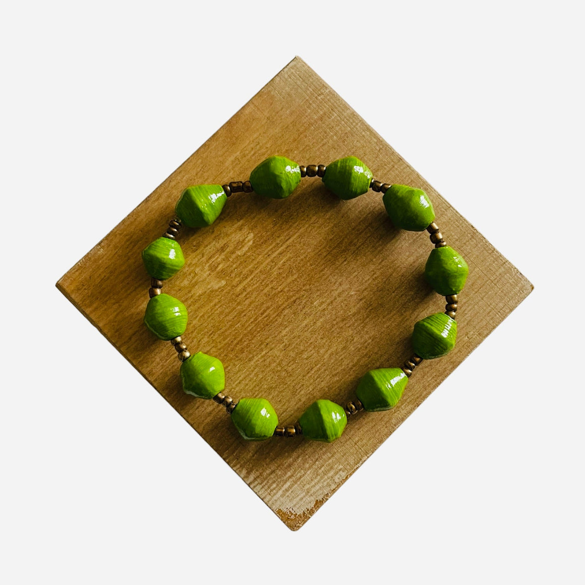 Kenya | Paper Bead Bracelets | Green