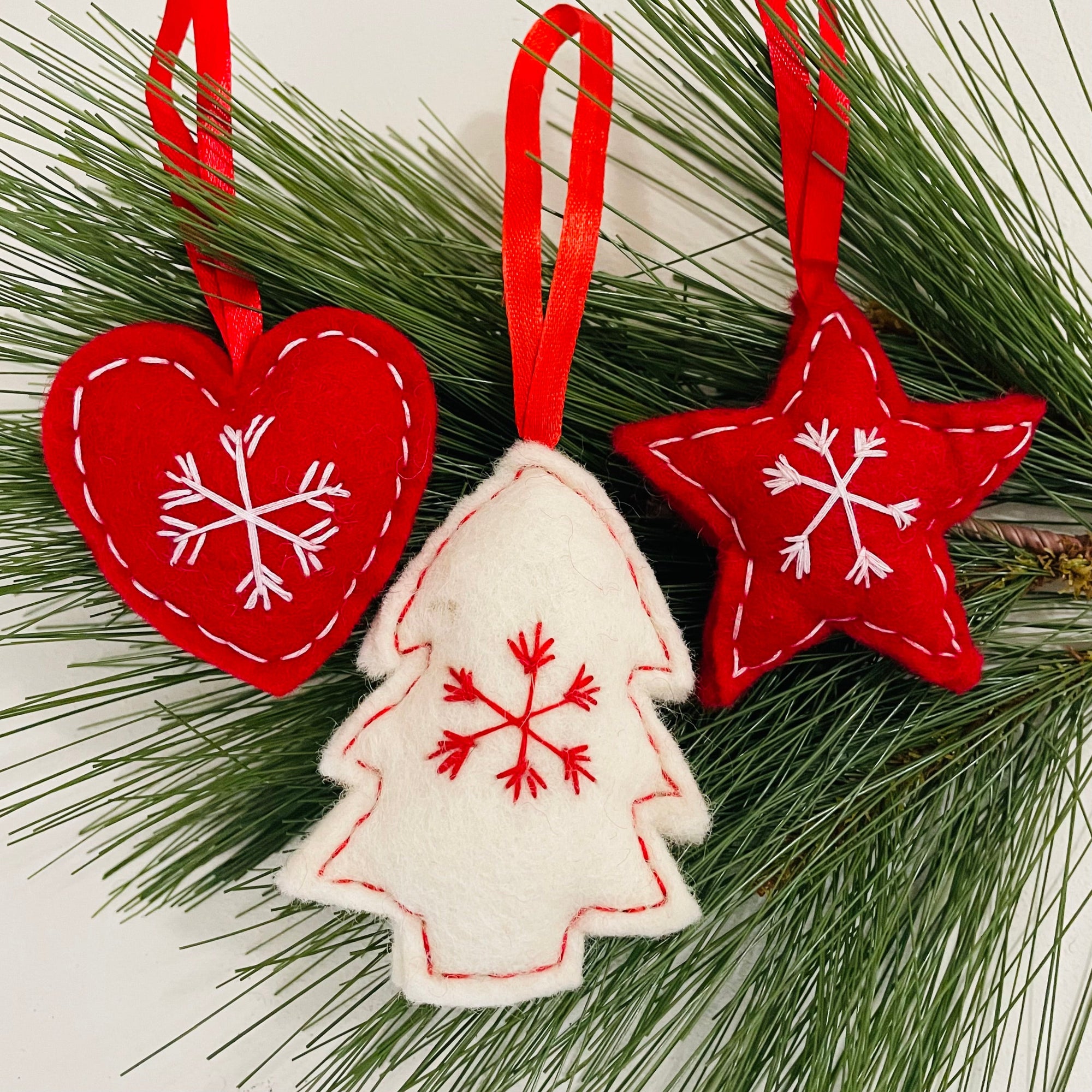 Nepal | Felt (Set of 3) | Ornament