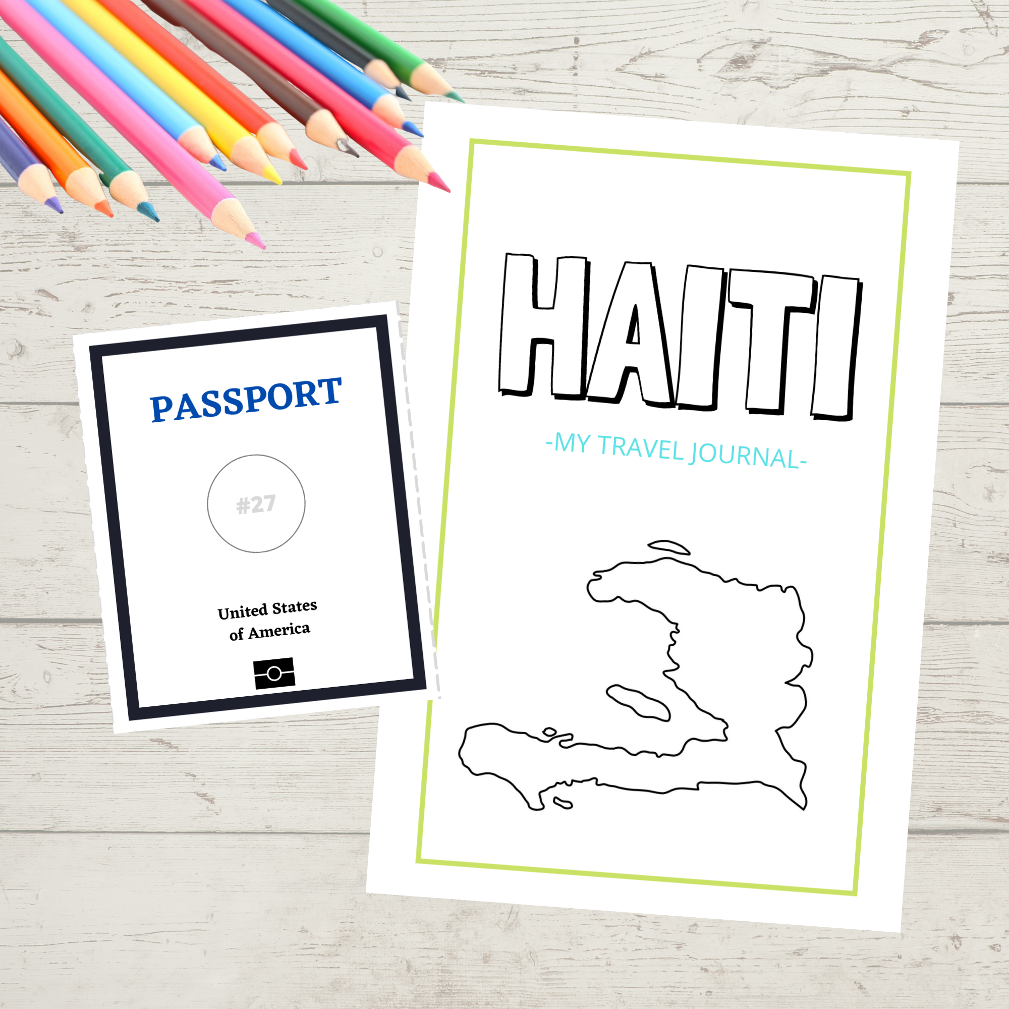 Kids Travel Journal and Passport - Beautifully Made